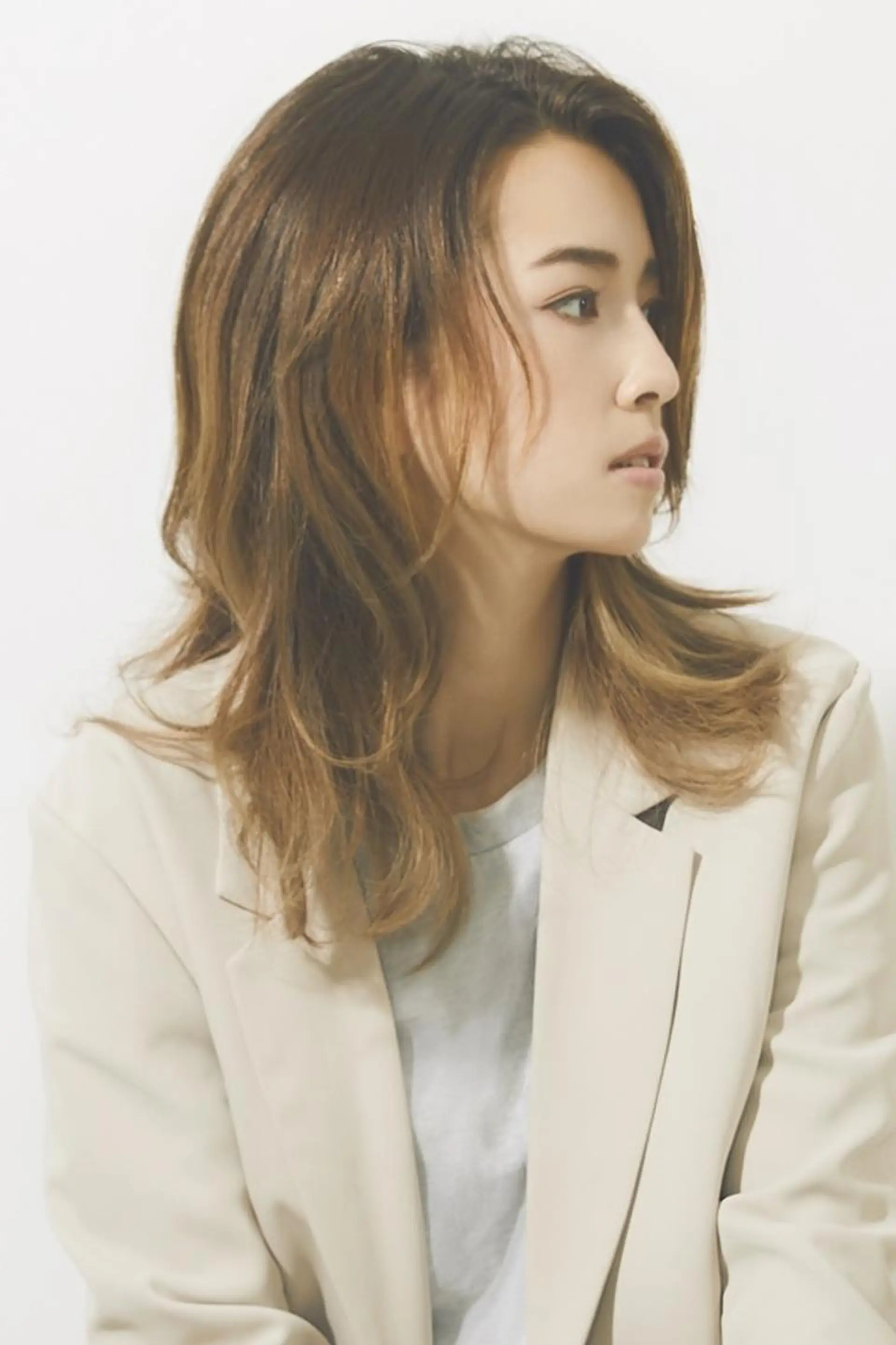 セミロング カラー 橋口 晃典のヘアスタイル