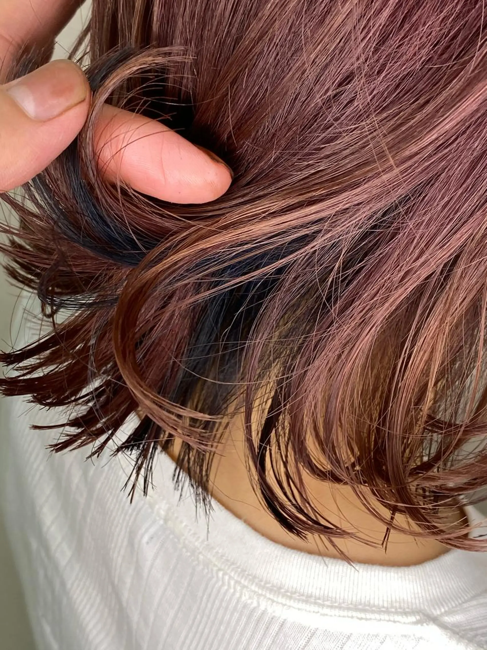 ミディアム 新宿/韓国レイヤー/ 顔まわり/メンズヘアのヘアスタイル