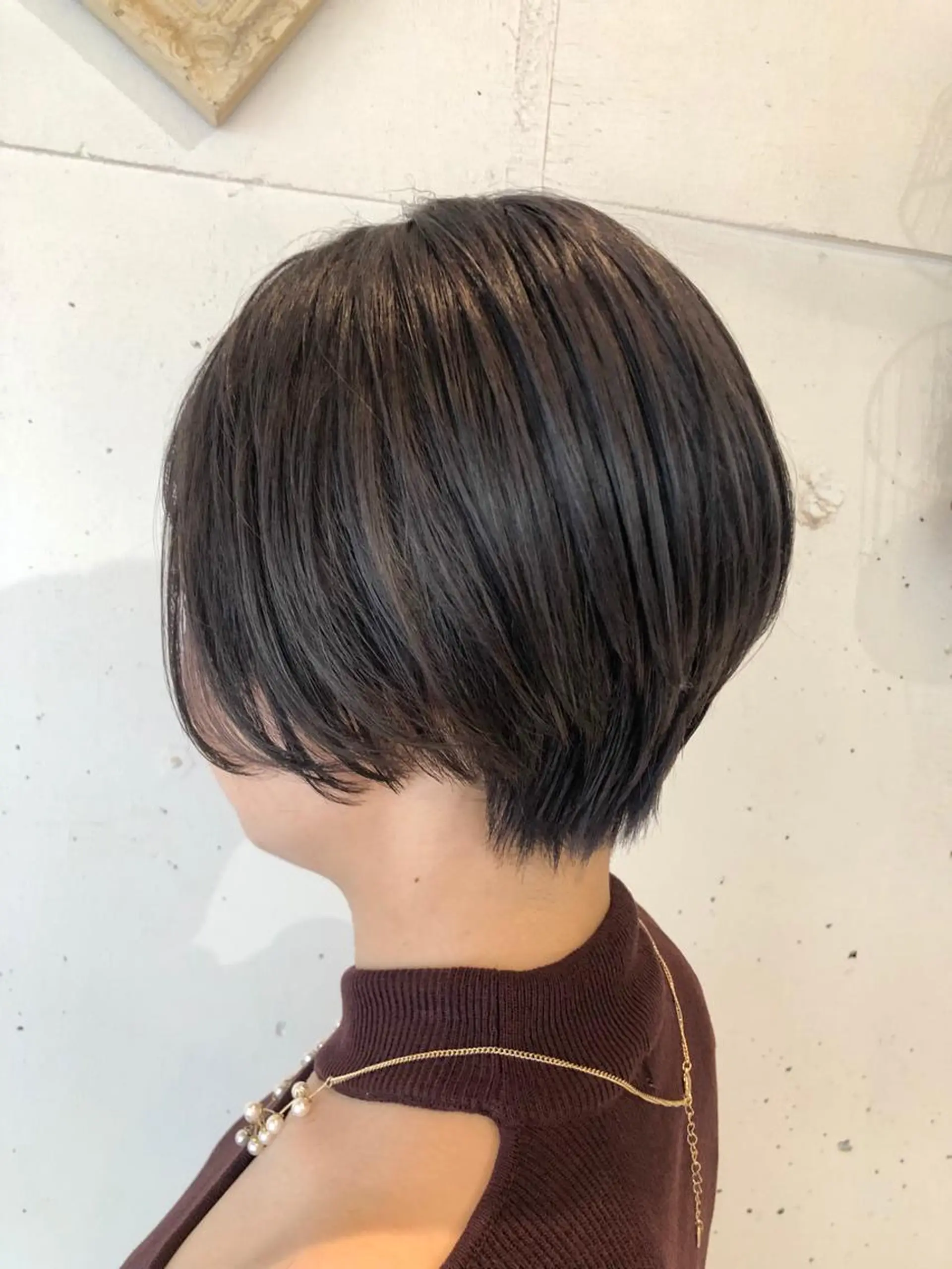 ショート カラー ひろせ かなのヘアスタイル