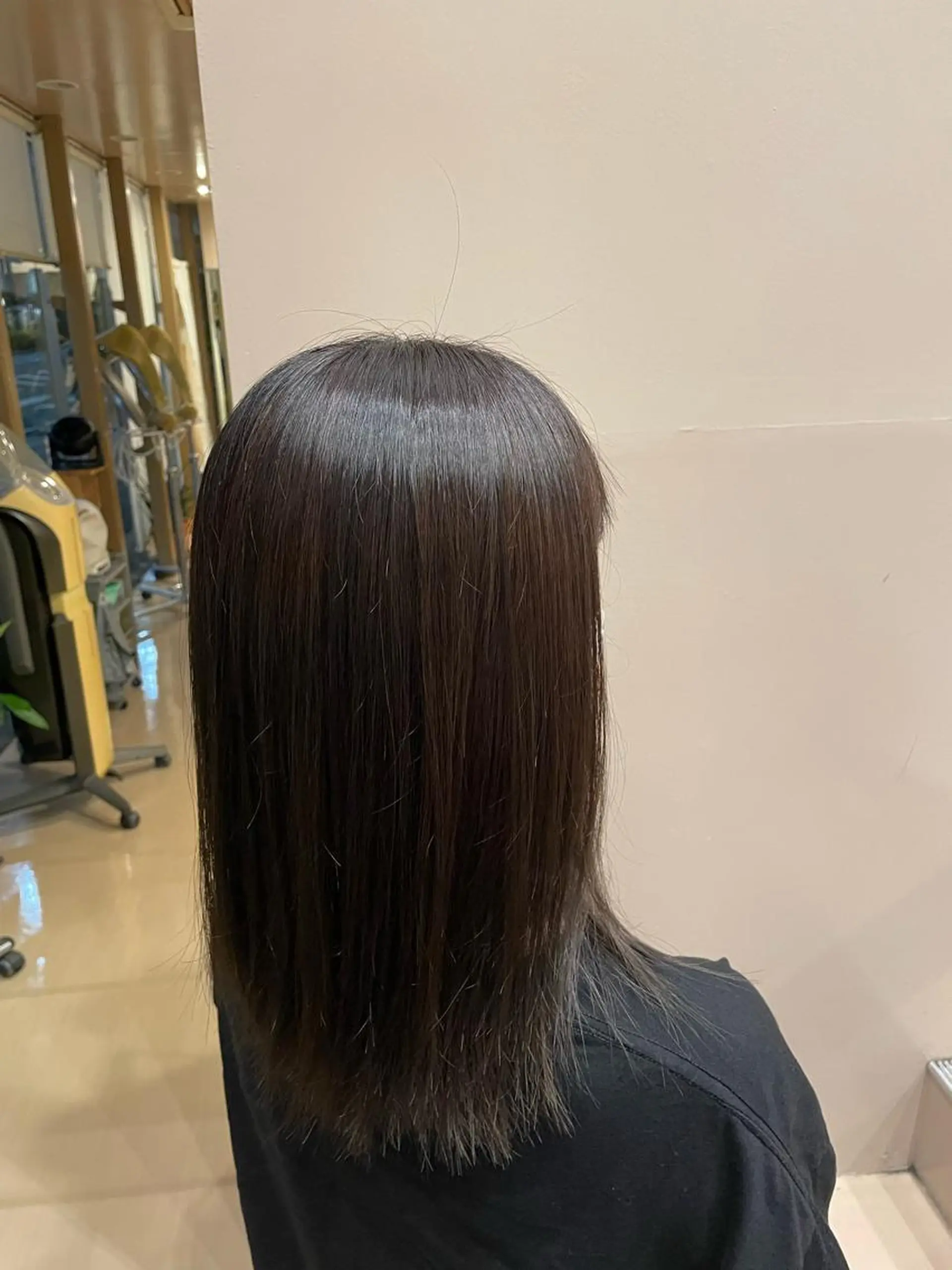 セミロング ハイライト 大山 透輝のヘアスタイル