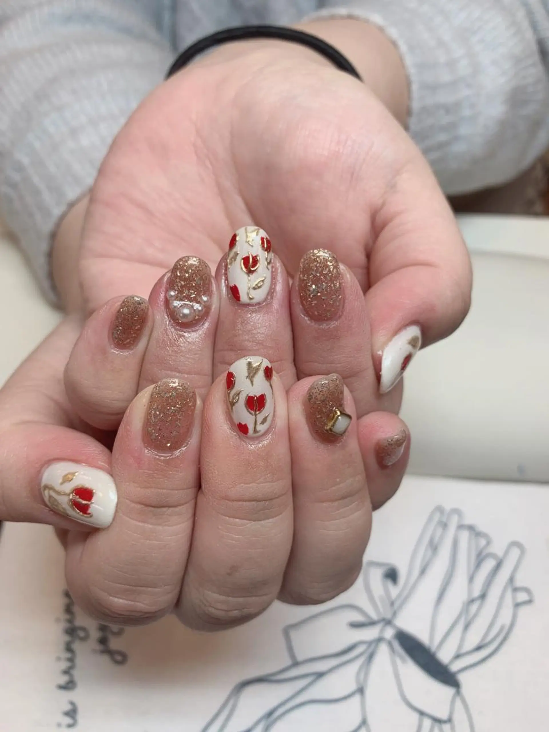 ネイル Ui_Amor (パラジェル)のネイルデザイン