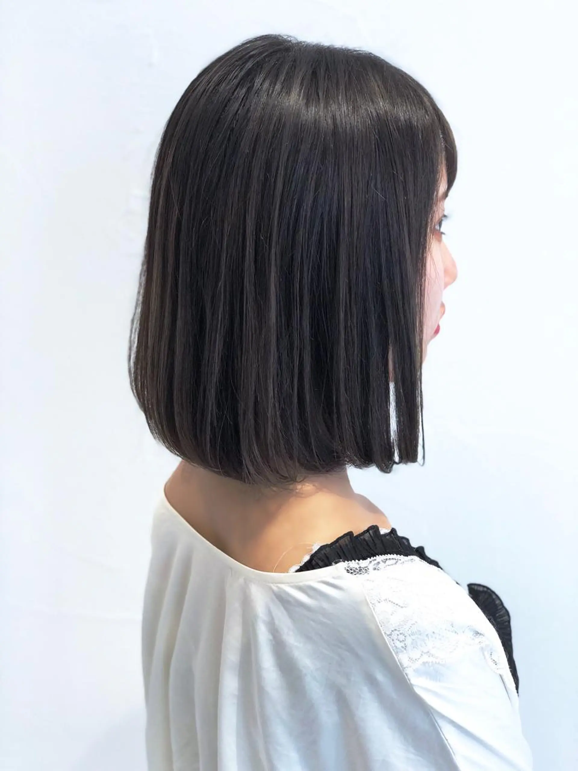 ミディアム ボブ ハイライト ヘアカラー トリートメント 🤍美髪改善職人🤍 高橋　臣介 店長のヘアスタイル