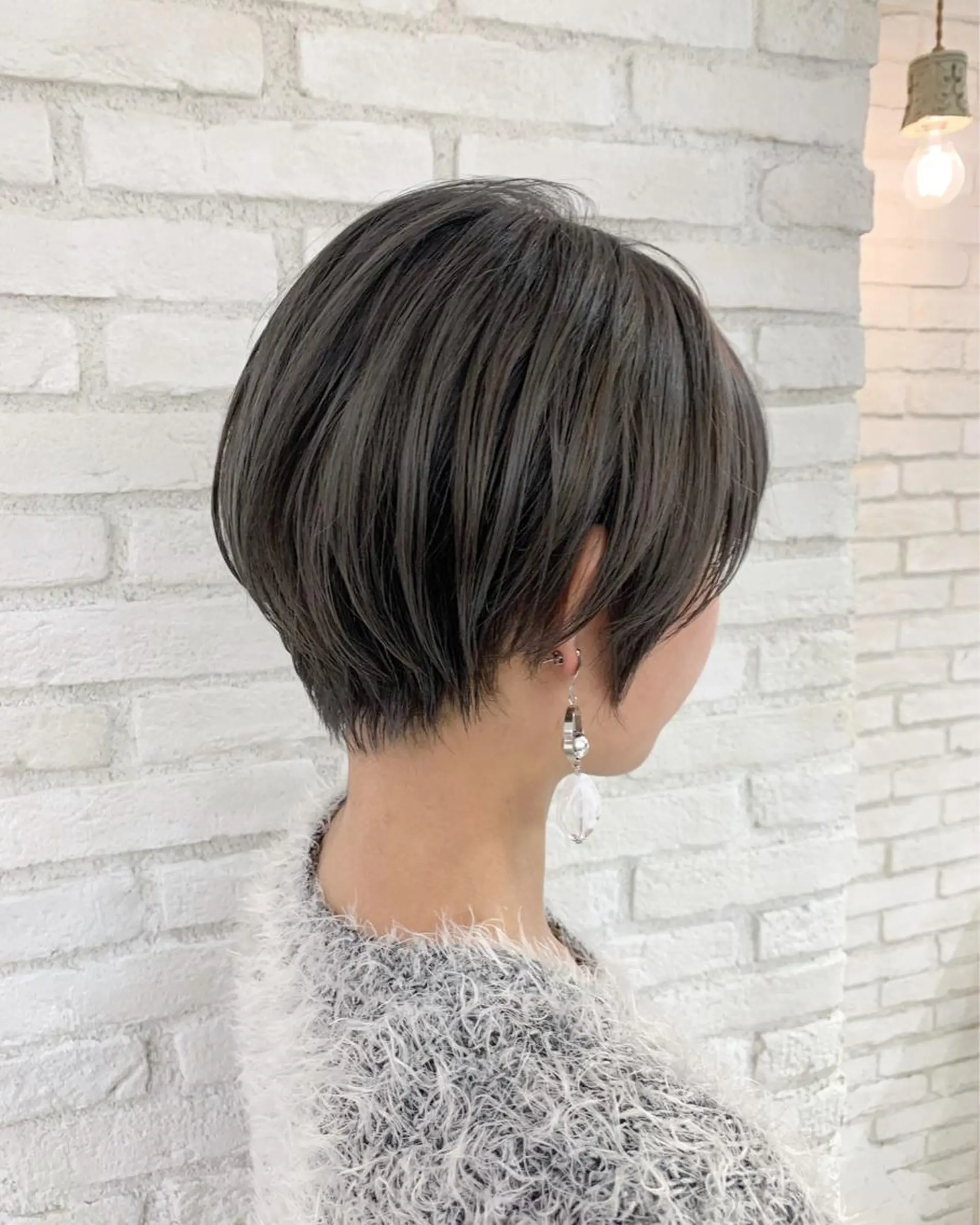 ショート カラー ショートヘア 伊 杏のヘアスタイル