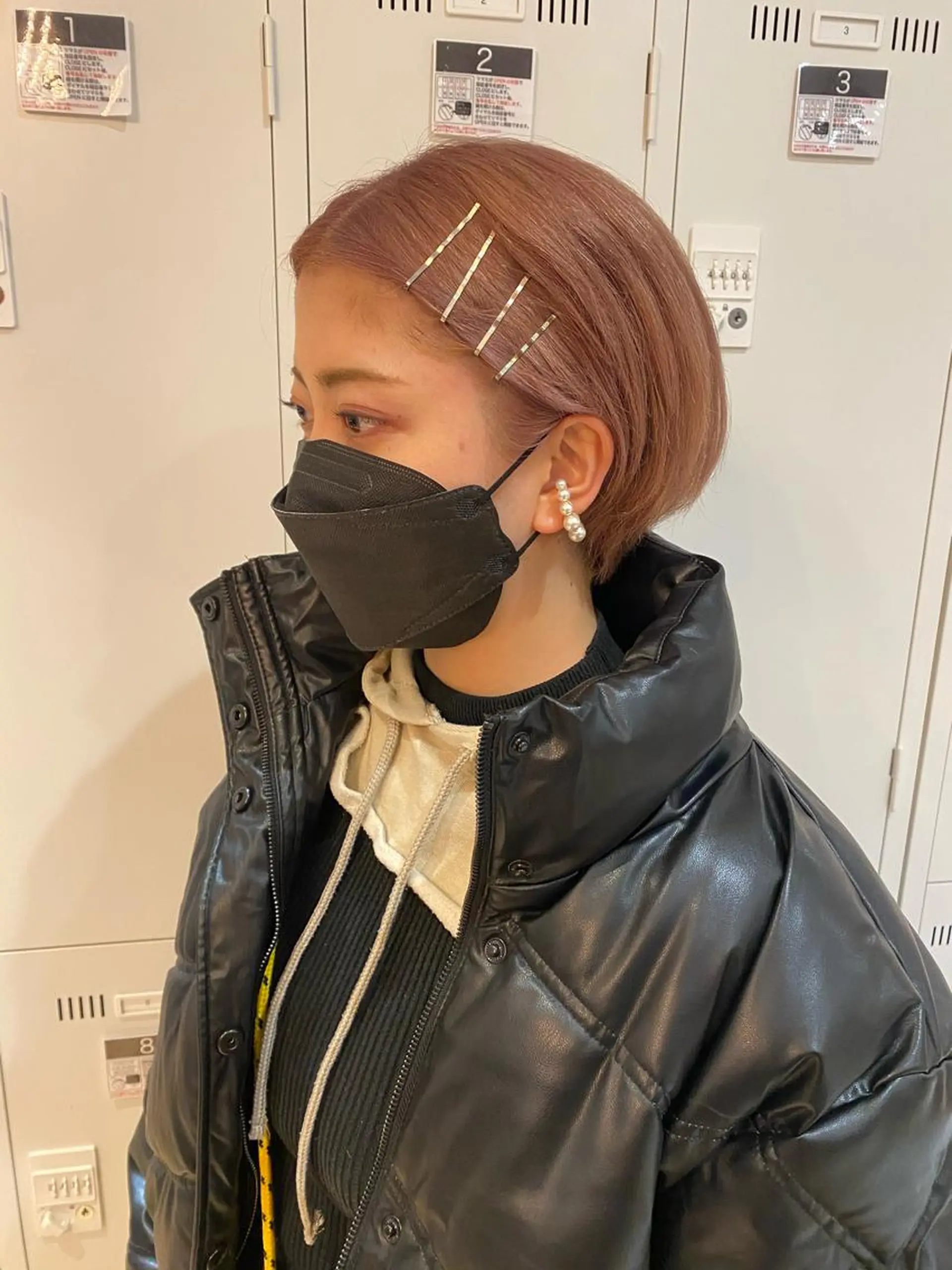 カラー ベージュカラー ピンクカラー ピンクベージュ Erina レイヤー/似合わせ♡のヘアスタイル