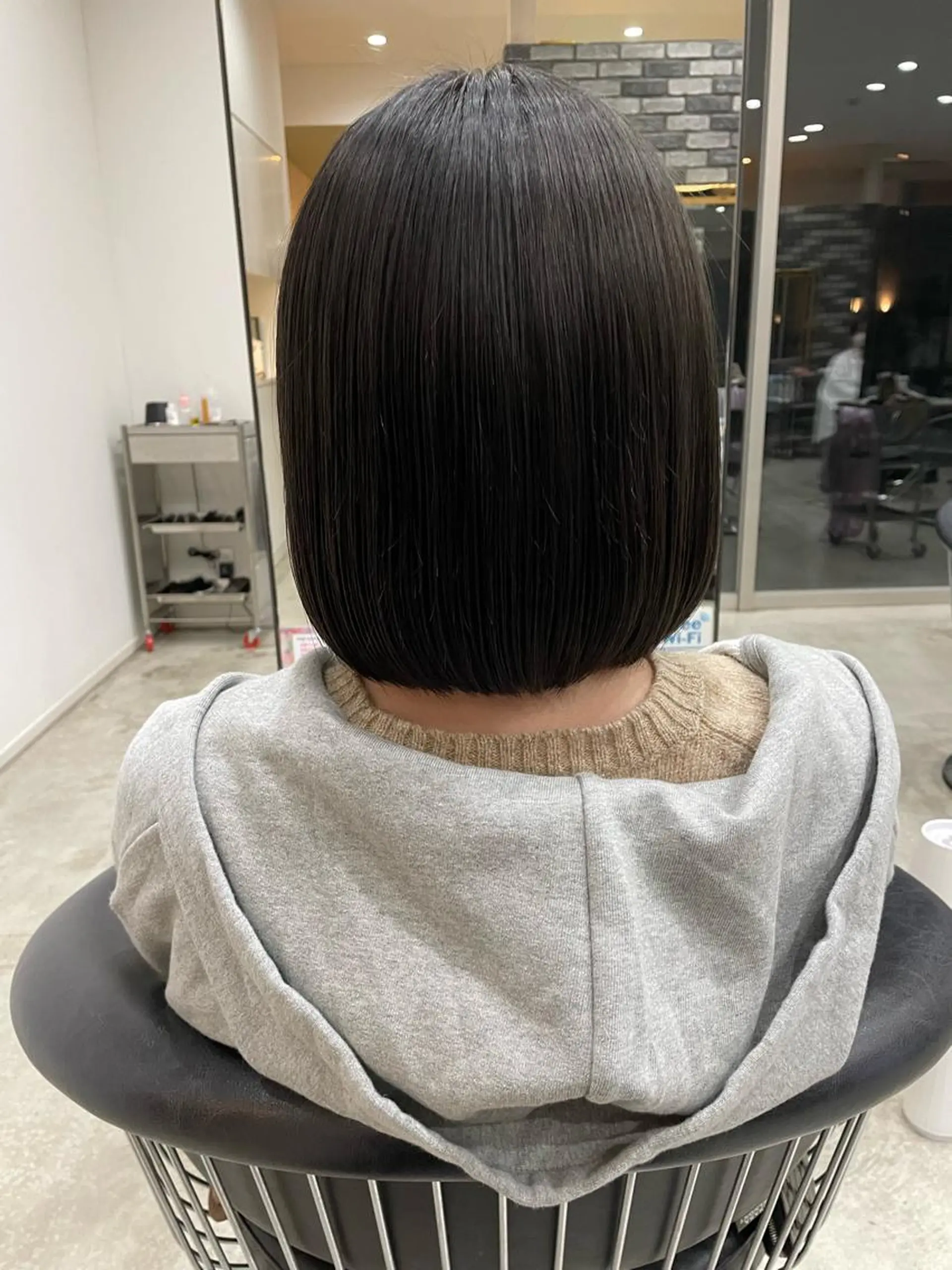 ミディアム チョコレートブラウン 藤村 翔充のヘアスタイル