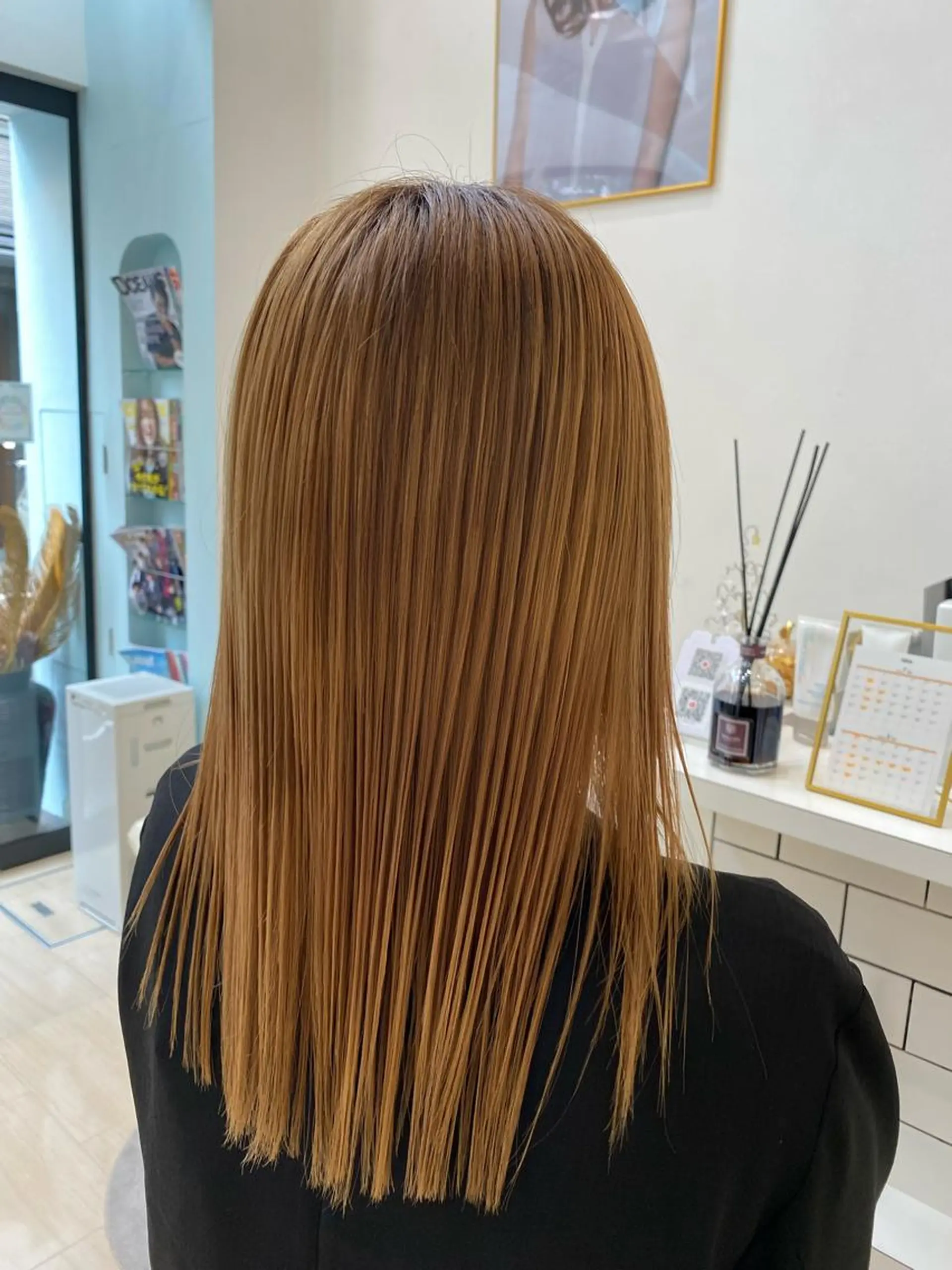 セミロング パーマ 縮毛矯正 河原町/艶髪/西田 晴香のその他イメージ