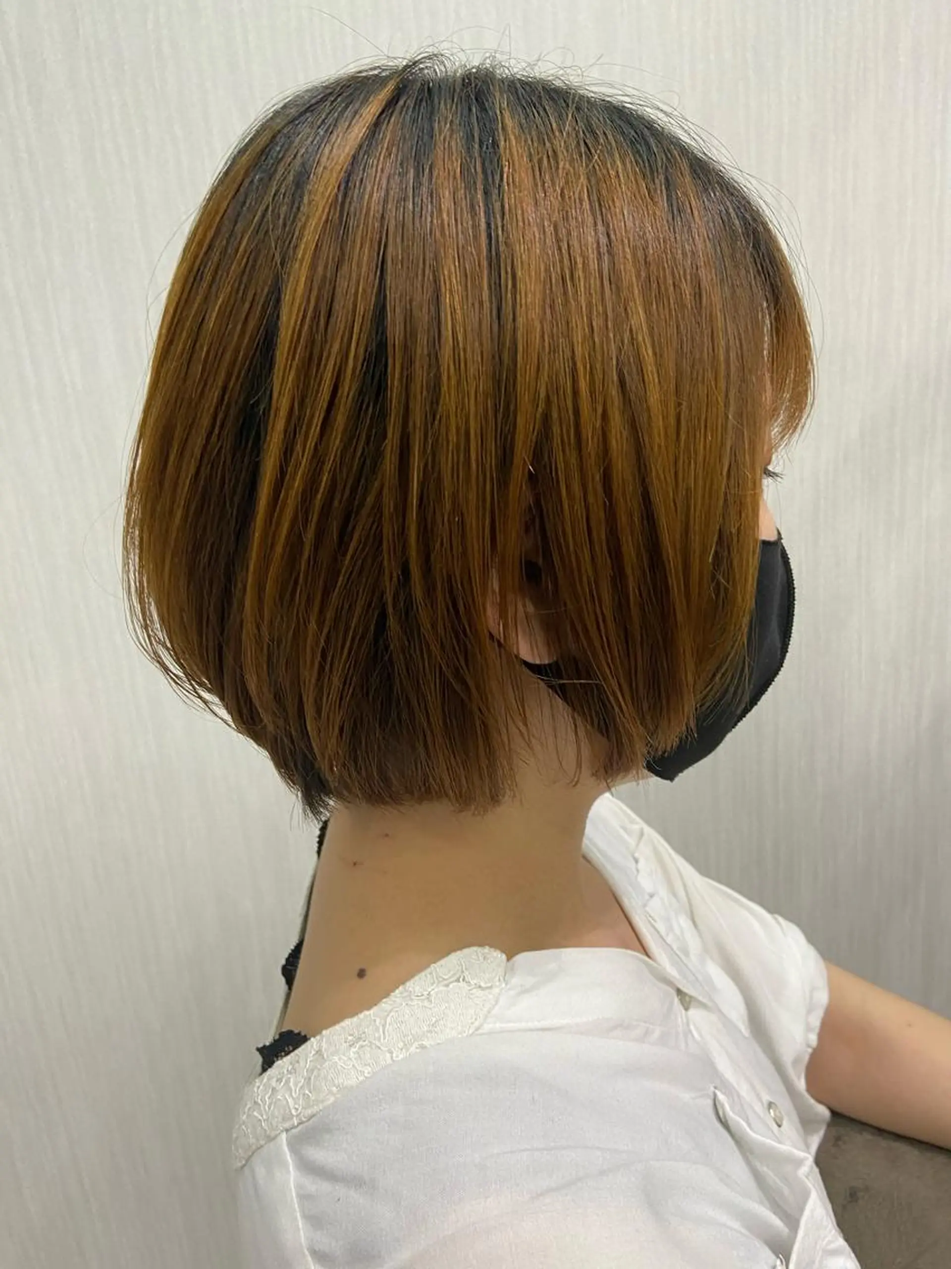 ショート カットパーマ✂️ 小坂田玲亜のヘアスタイル