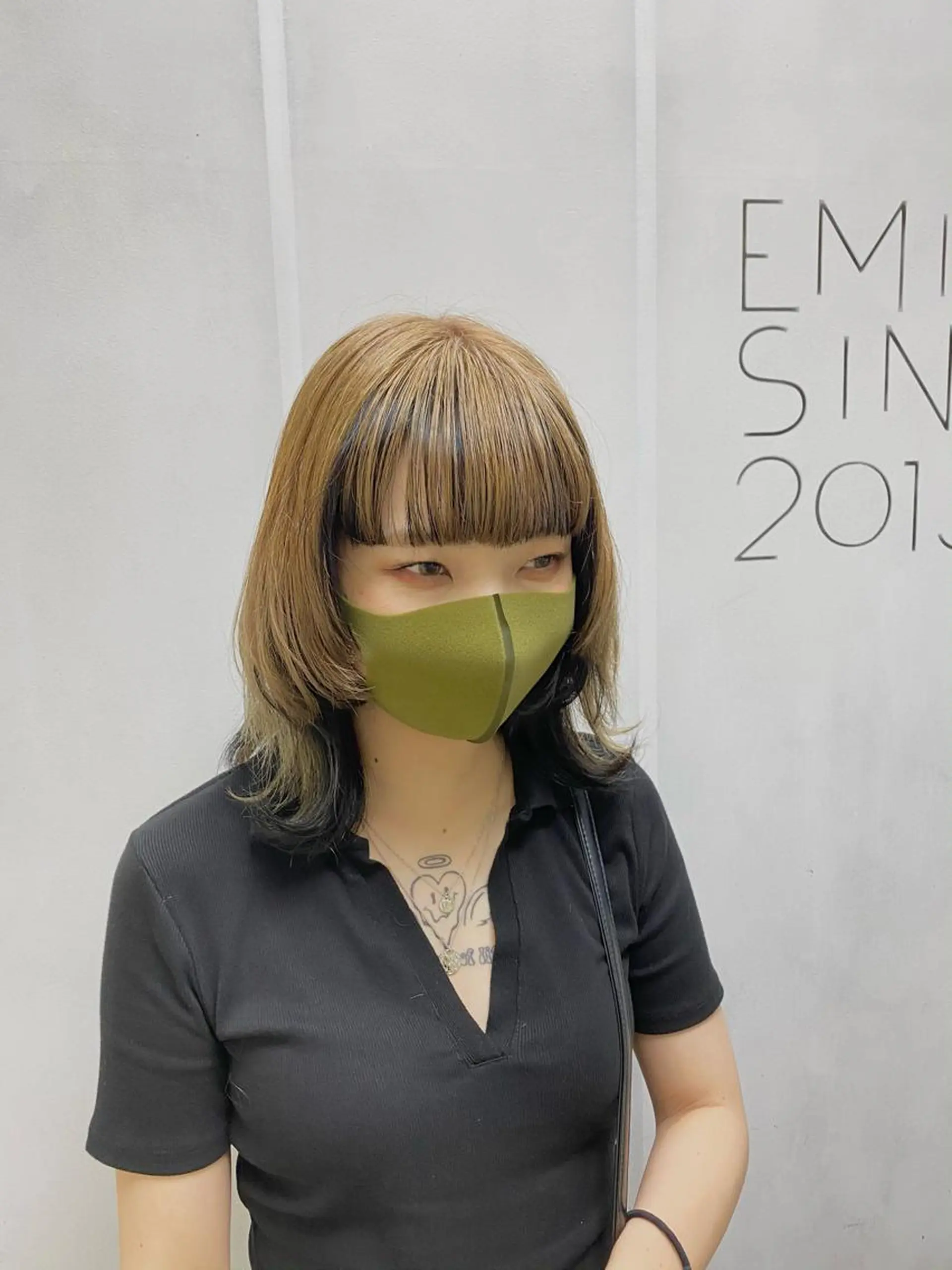 セミロング カラー 🟢NEGi🟣 🫧髪質改善のヘアスタイル