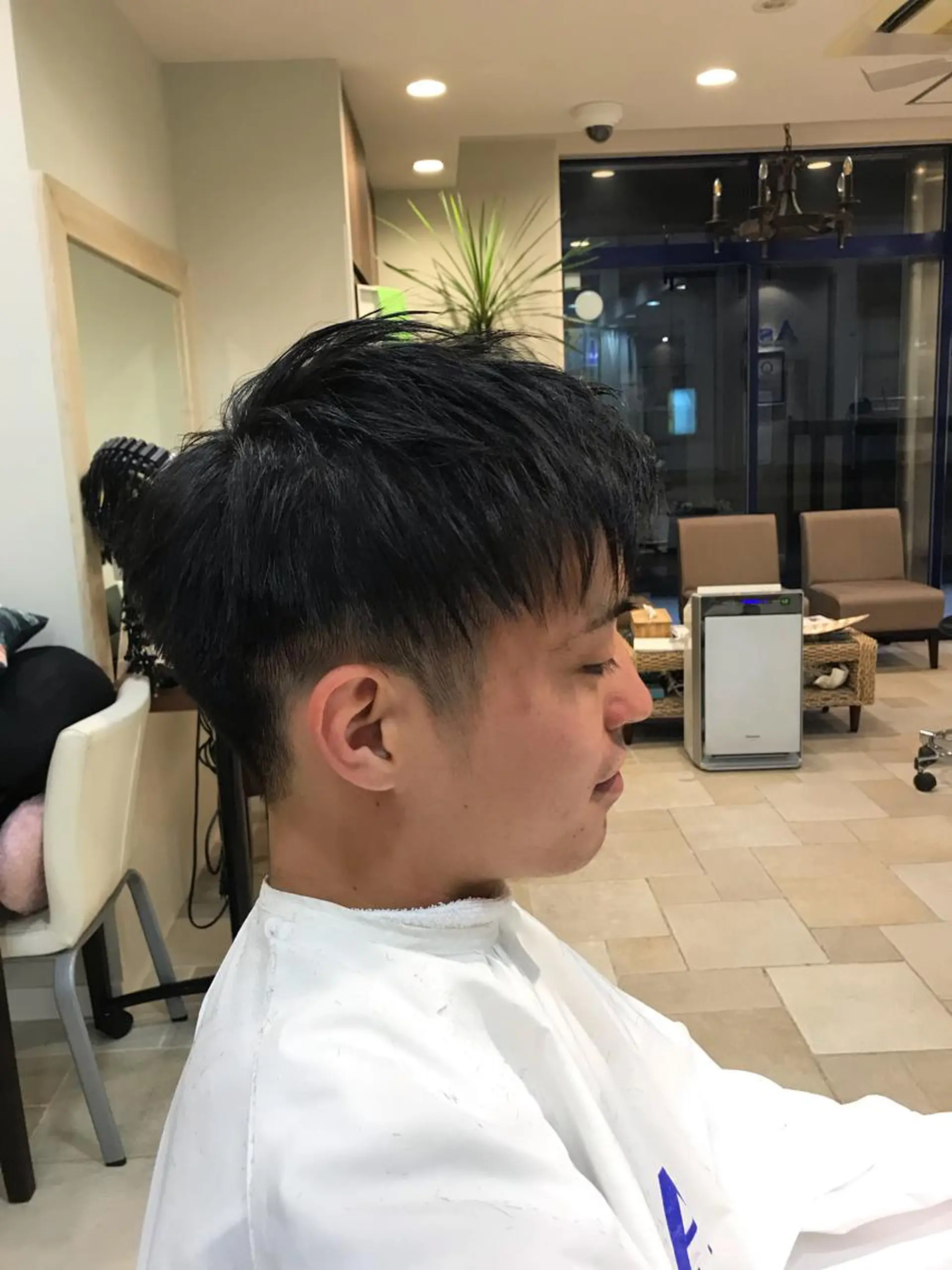 ショート メンズ カット 髪質改善/白髪ぼかし /ブリーチ/ヨナミネのヘアスタイル