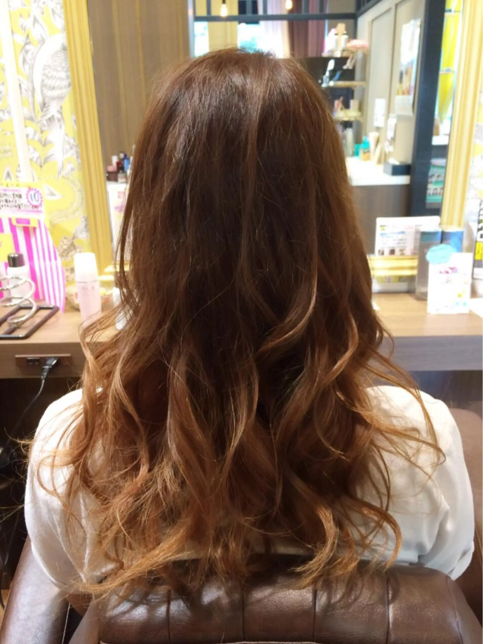 セミロング ロング カラー ブリーチ グラデーションカラー ブリーチなしカラー パーソナルカラー☆ 永尾拓也のヘアスタイル