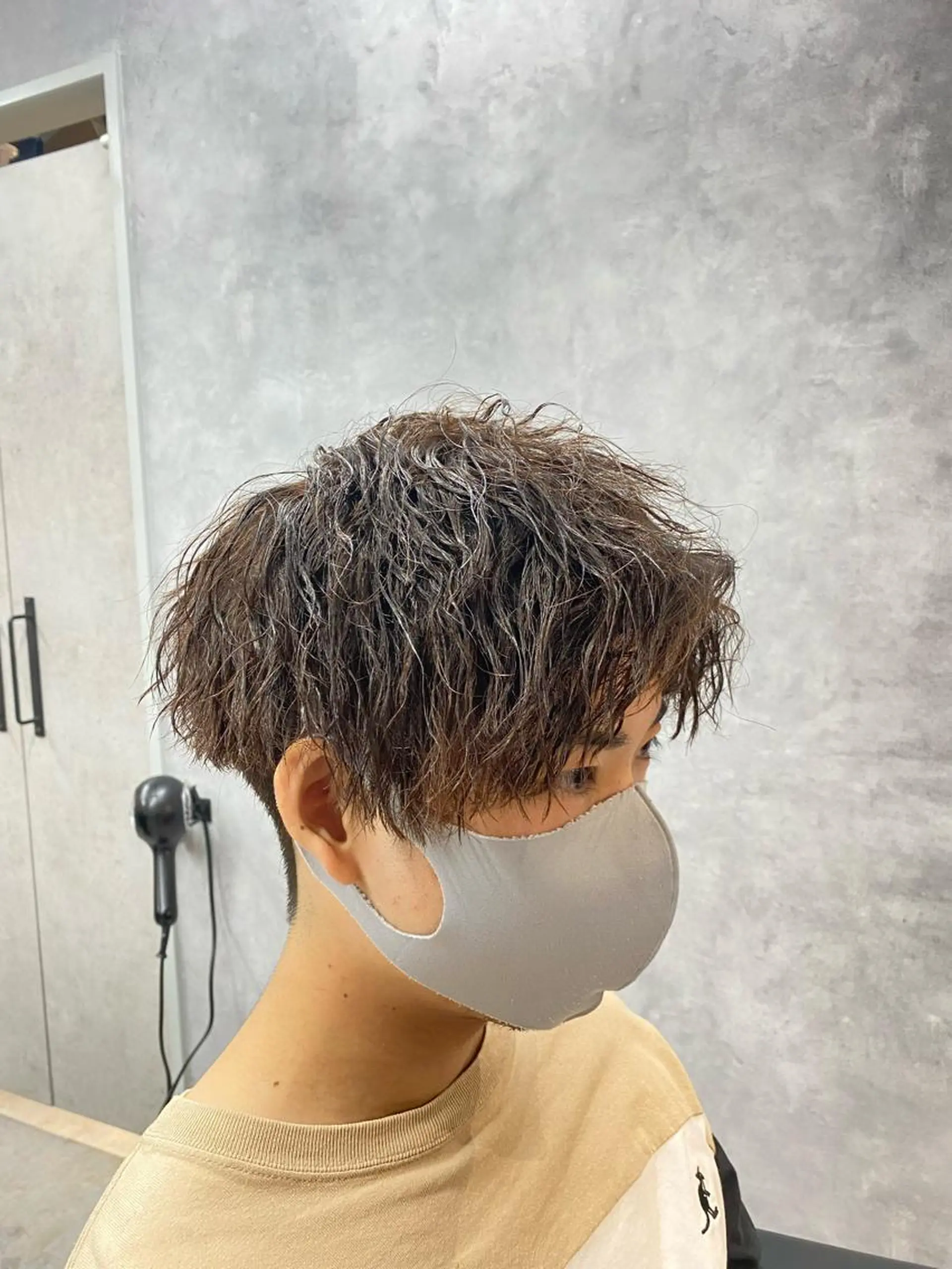 ショート パーマ メンズ 大阪メンズヘアのプロ 高橋 直希のヘアスタイル