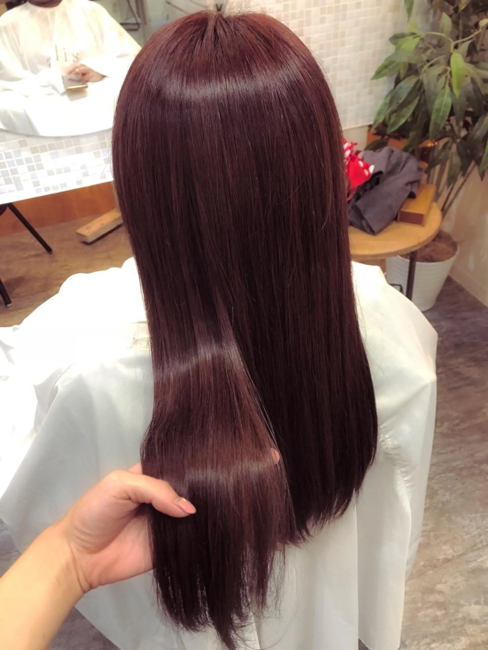 カラー ブラウンカラー ピンクカラー 似合わせ🩰✨ 二階堂昌恵のヘアスタイル