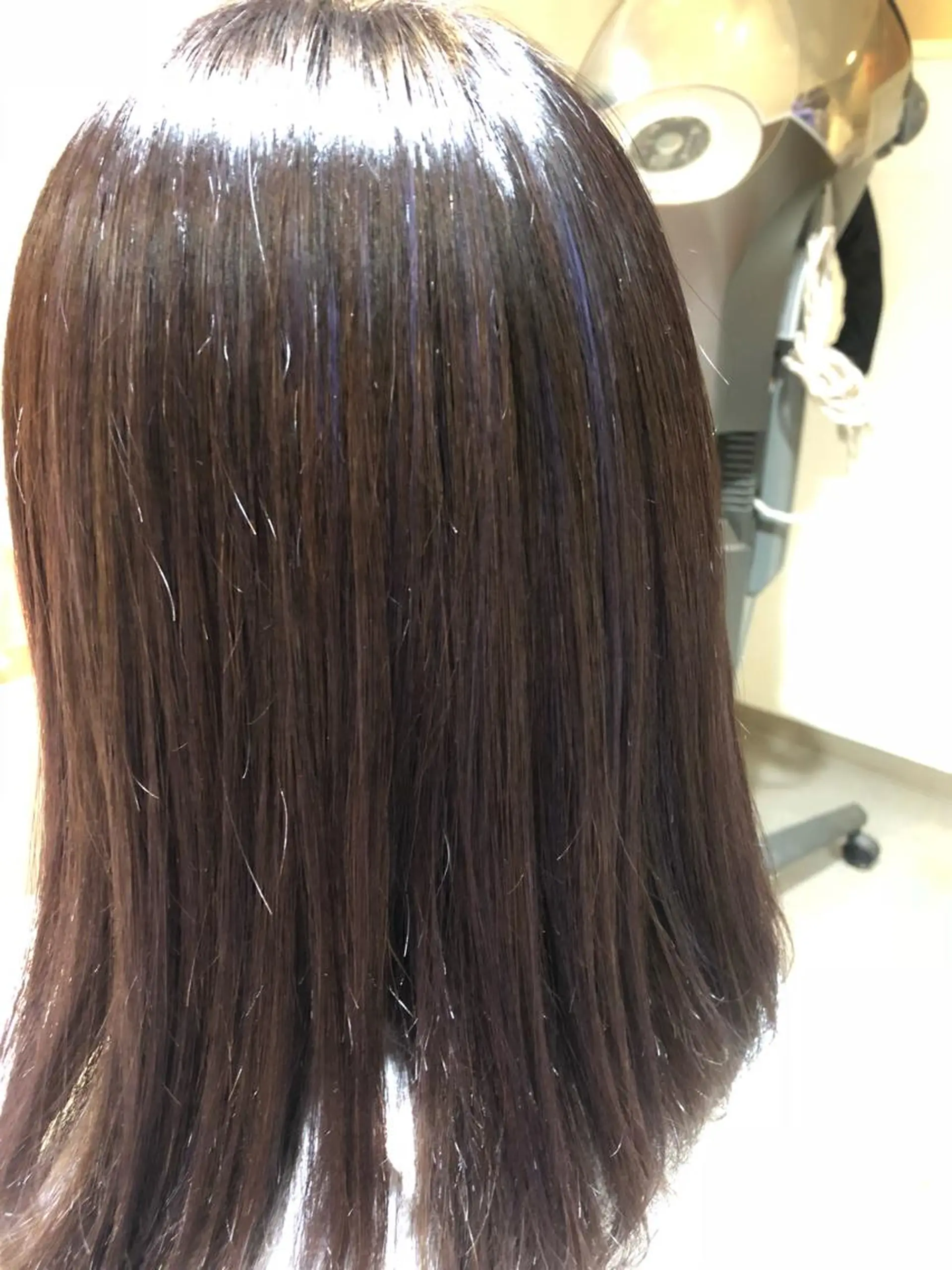 ミディアム カラー アッシュ パープルカラー 萩原 凌✄﻿のヘアスタイル