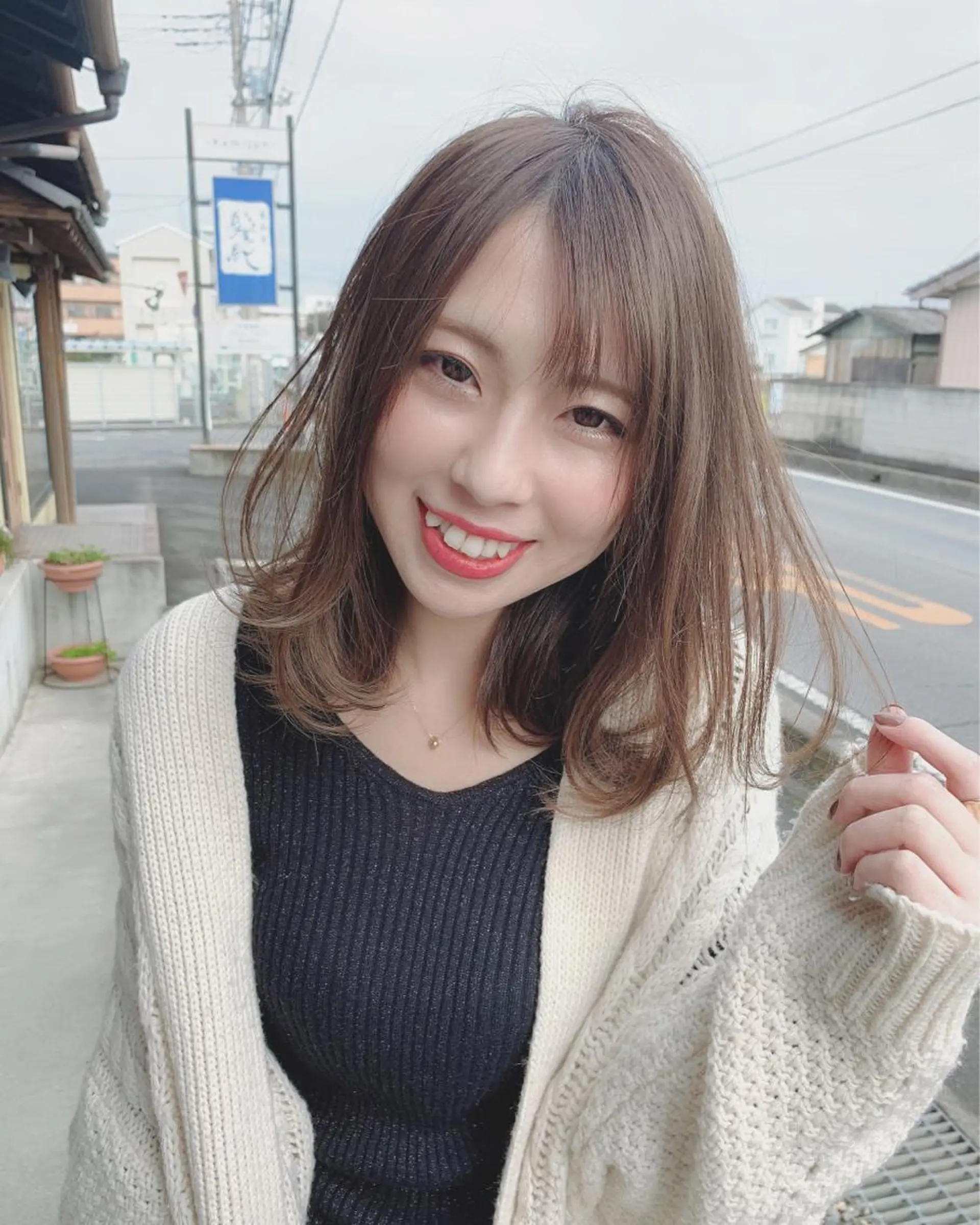 ミディアム 狩野 純一郎のヘアスタイル