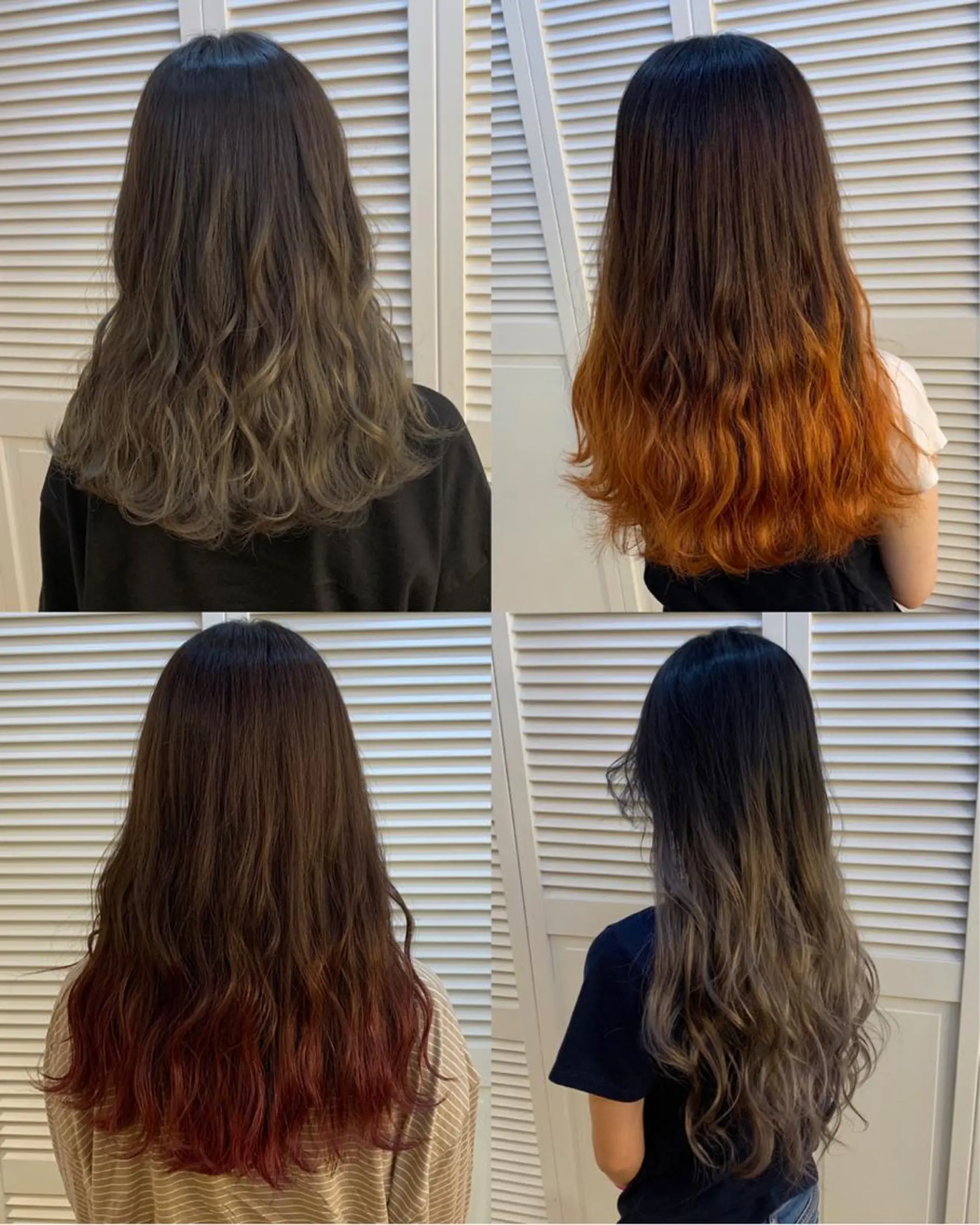 カラー グラデーションカラー 天野 利咲のヘアスタイル