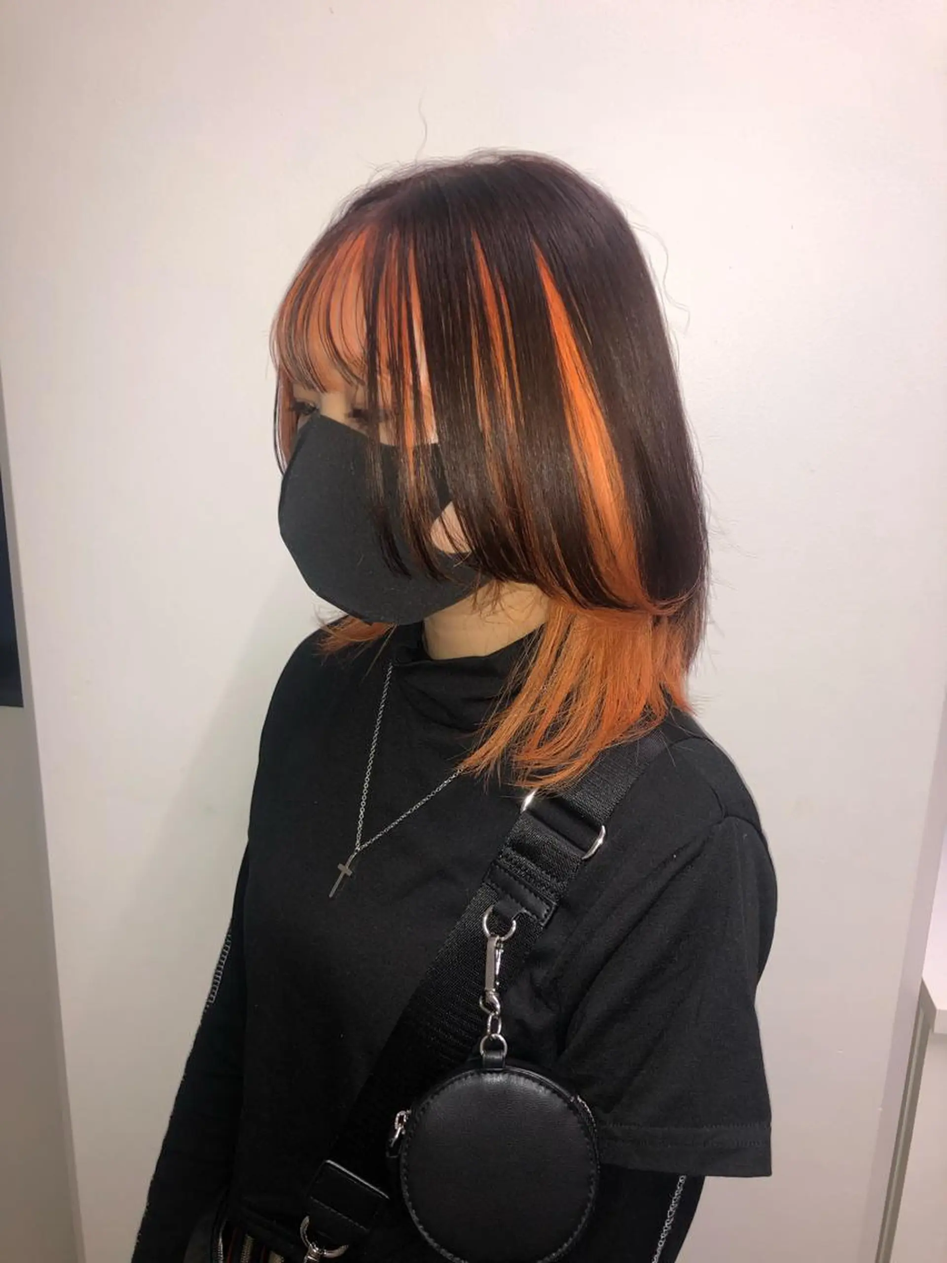 ミディアム オレンジブラウン L'wis所属・🪄🫧ハイトーン/ 乙津茜🐰L'wisのヘアスタイル