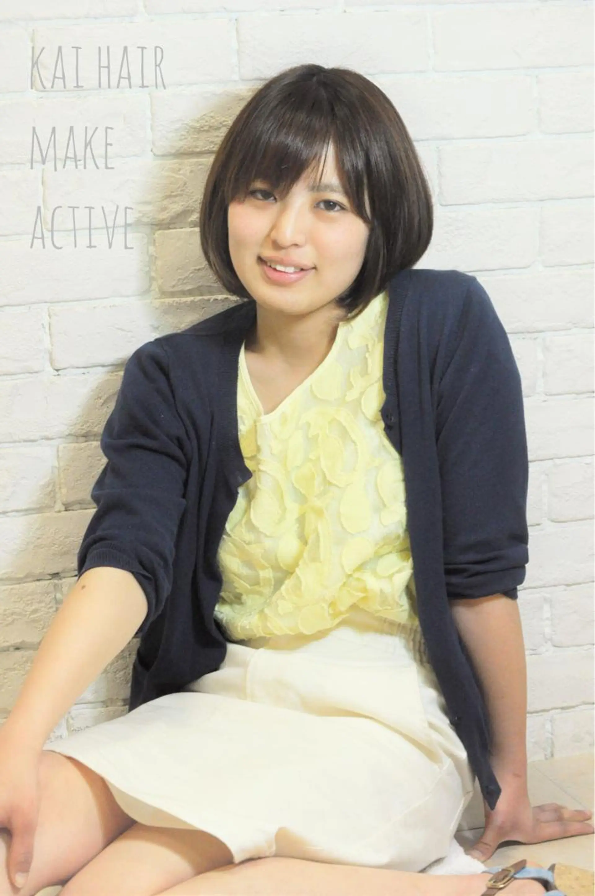 ミディアム ボブ 坂東 秀幸のヘアスタイル