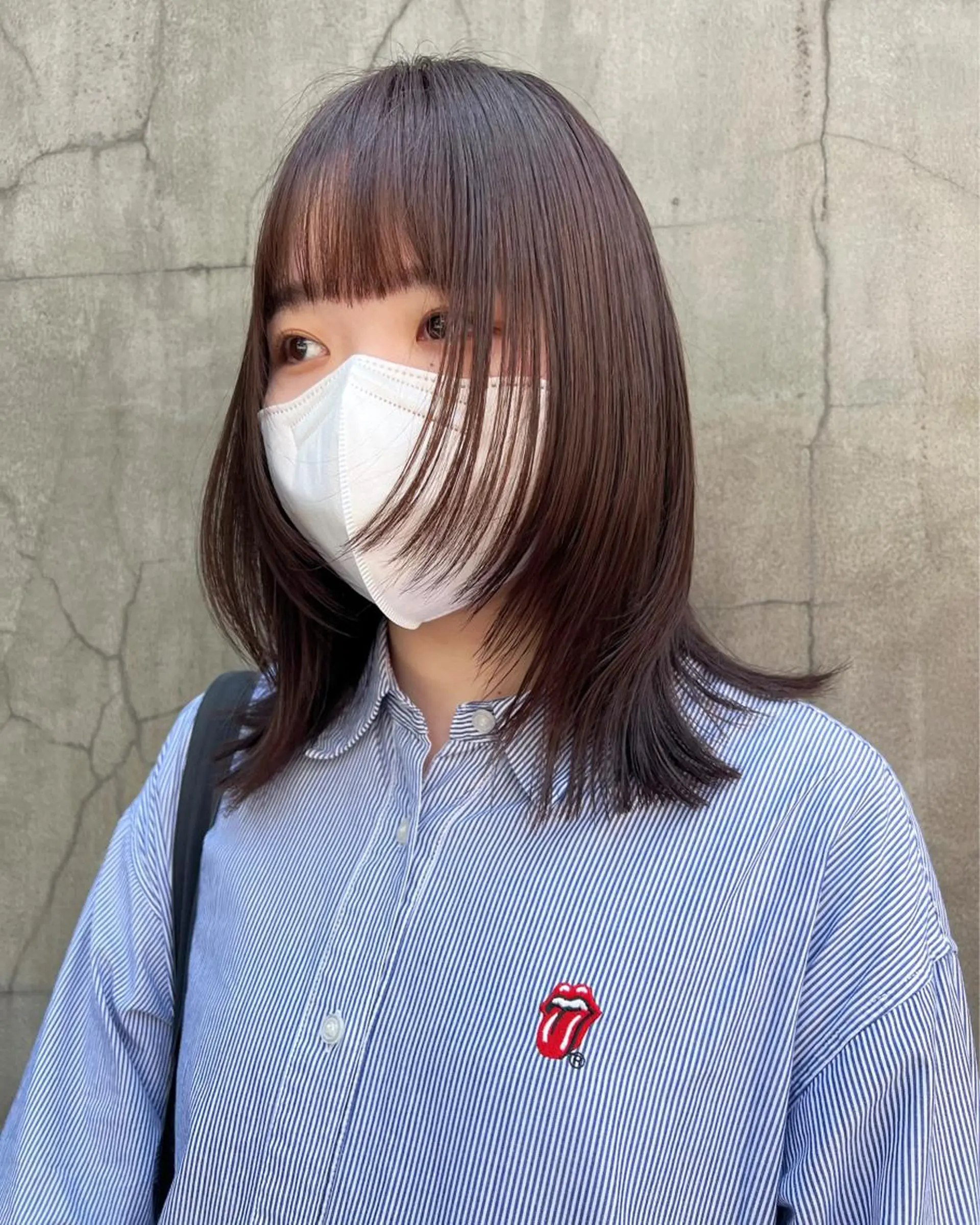 ミディアム カラー 圧倒的デザイン力 店長🎨RENAのヘアスタイル