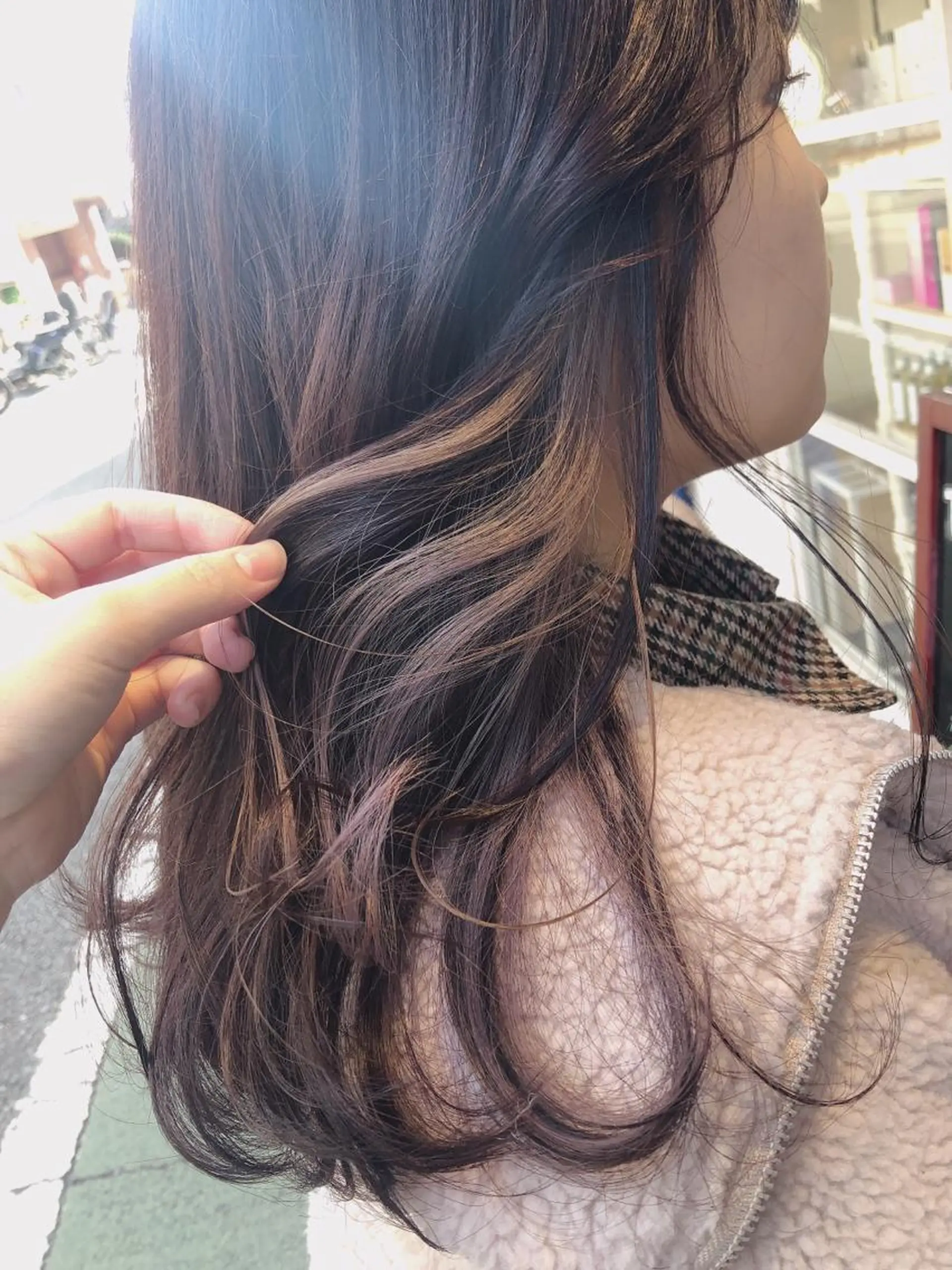 ロング カラー インナーカラー モテ艶カラー 🎖さえきはるかのヘアスタイル