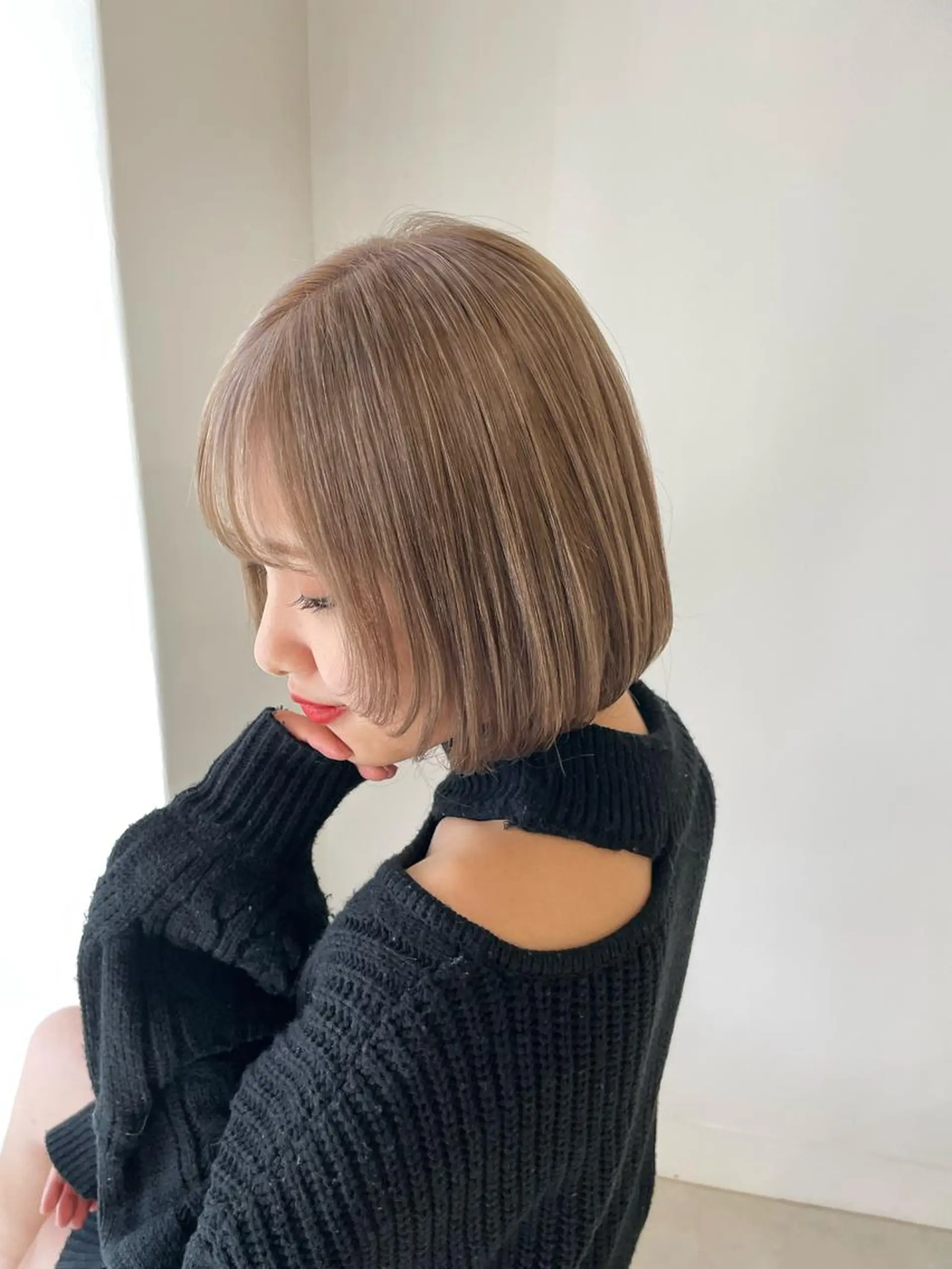 ショート カラー 透明感カラー ダブルカラー TIGRE  kagoshima所属・鹿児島レイヤー/ 韓国ヘア/みつはのヘアスタイル