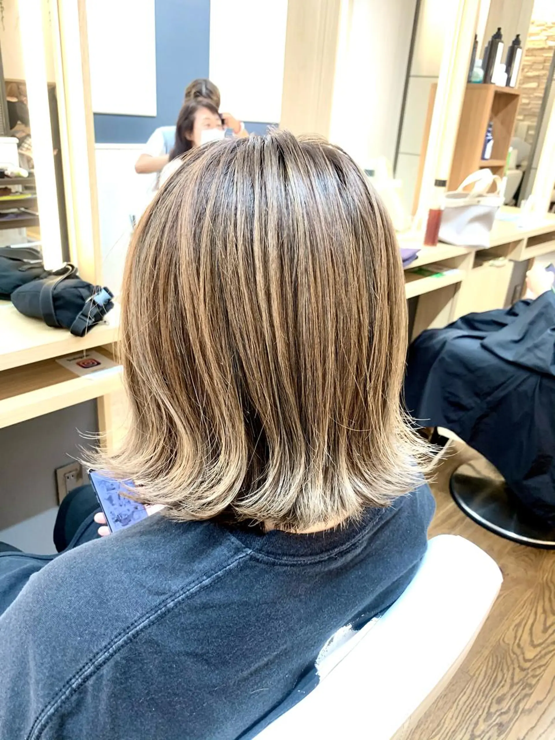 ミディアム 奈良 優輝のヘアスタイル