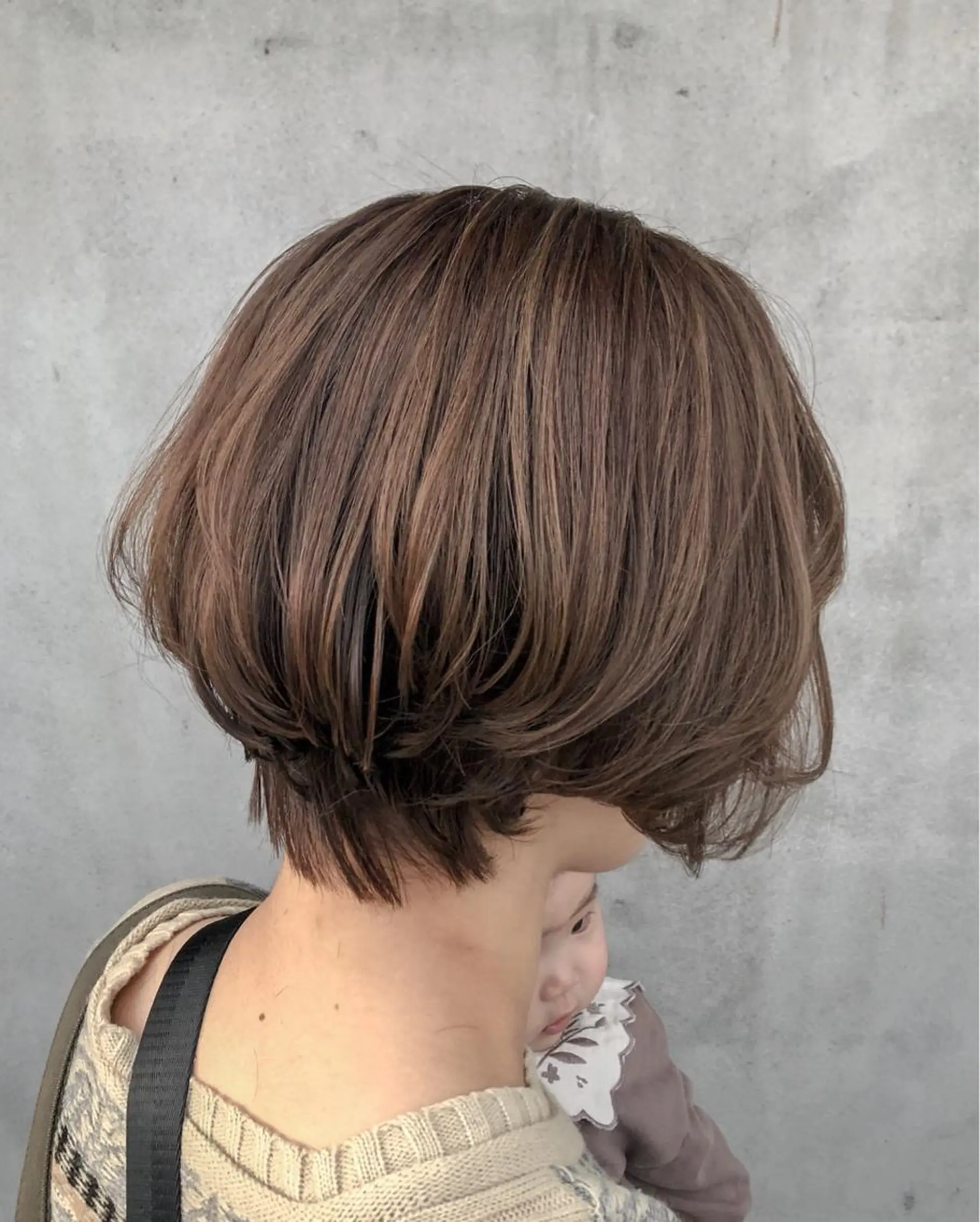 ショート カラー ベージュカラー カット ヘアカラー NAGON STYLE  MICI所属・佐藤 美聡のヘアスタイル