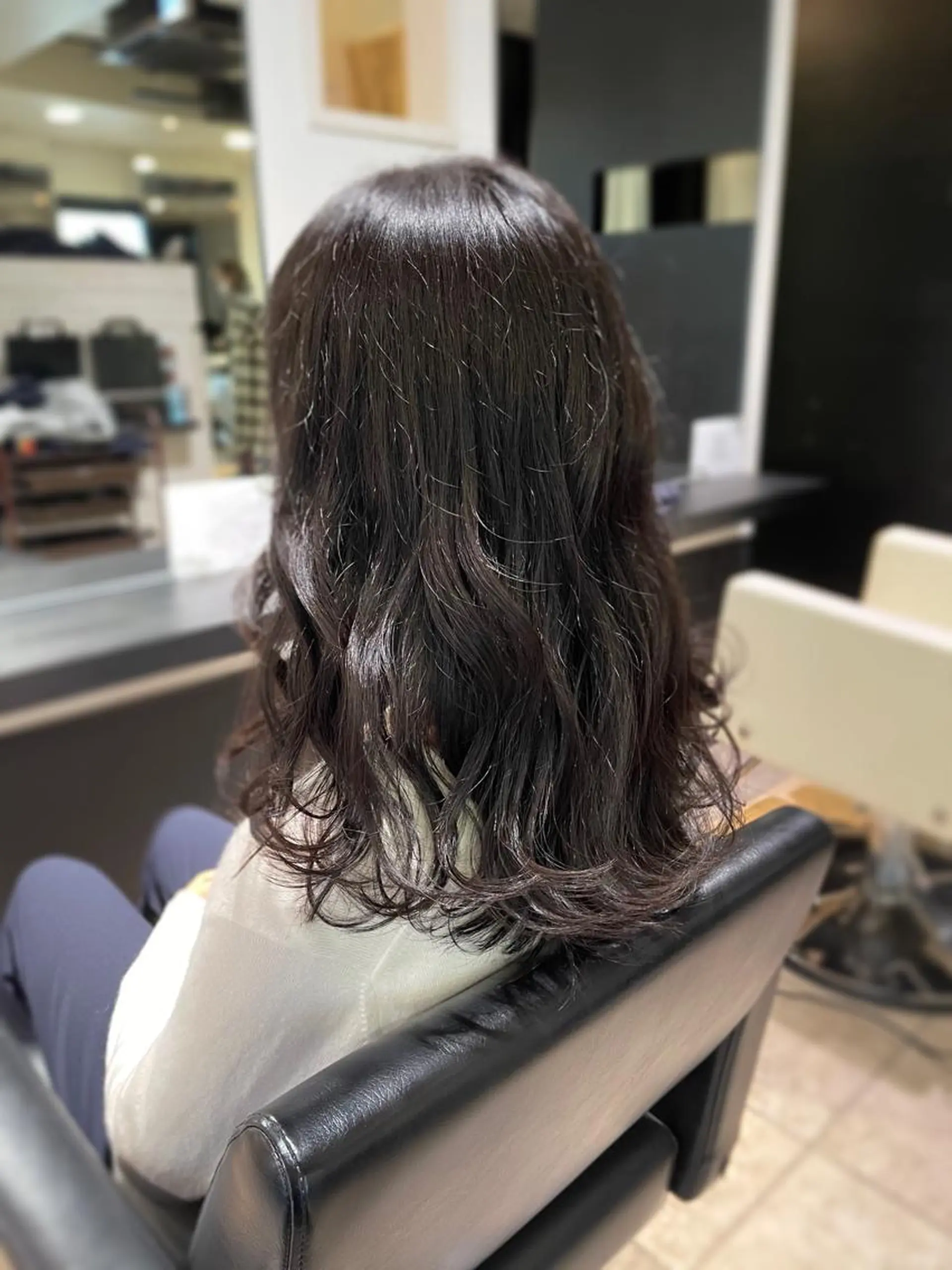 ミディアム カラー 川崎 龍馬のヘアスタイル