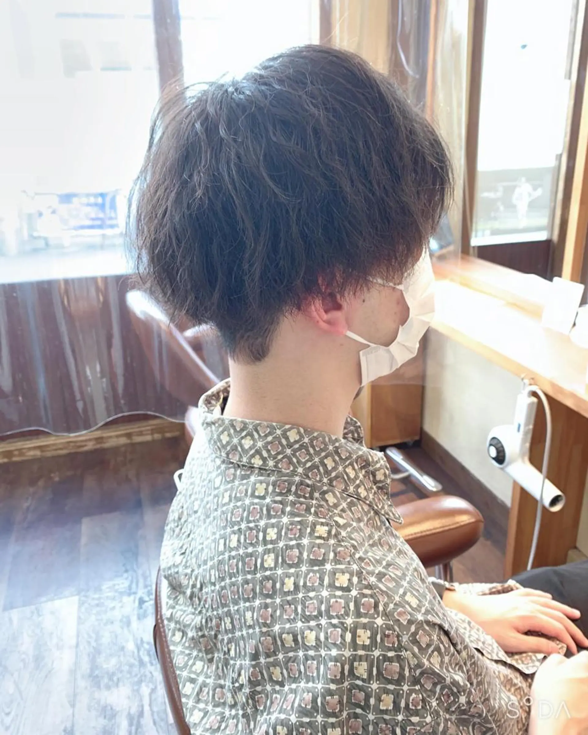 ショート カラー メンズ センターパート 学生(メンズ向け) メンズショート ツーブロック 外国人風カラー 🌿ヤマグチ ユウキ🌿のヘアスタイル