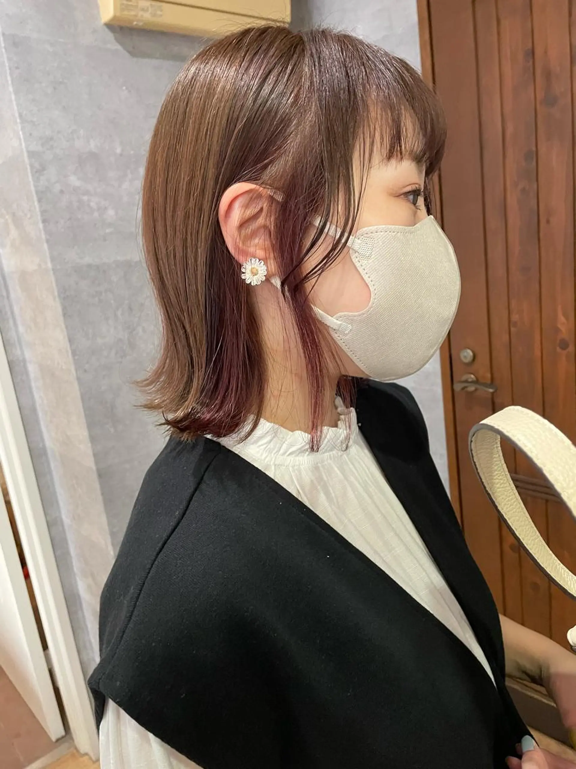 ミディアム カラー 月200名以上担当 六甲徒歩30秒のヘアスタイル