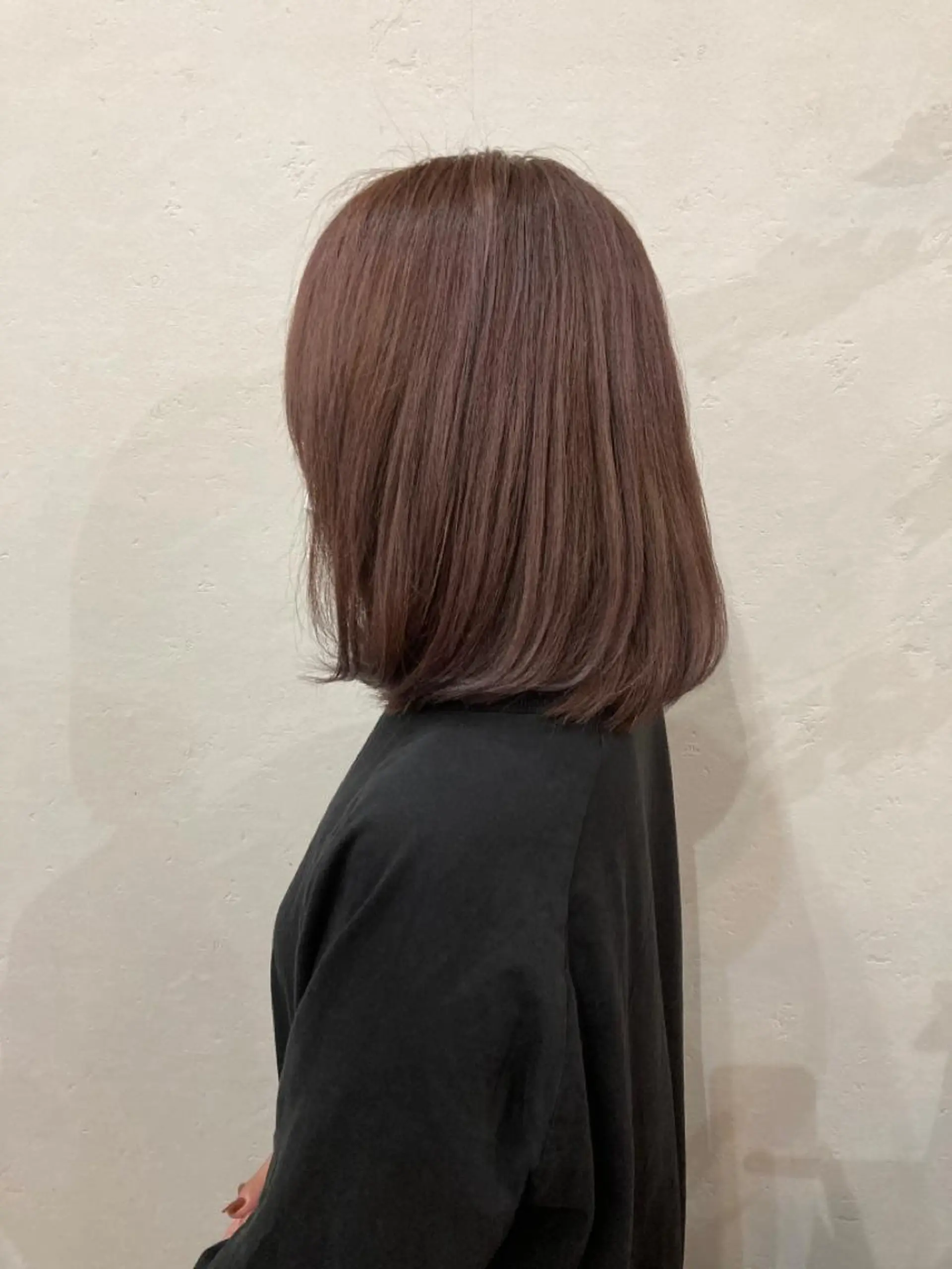 ミディアム カラー 下小鶴 優治のヘアスタイル