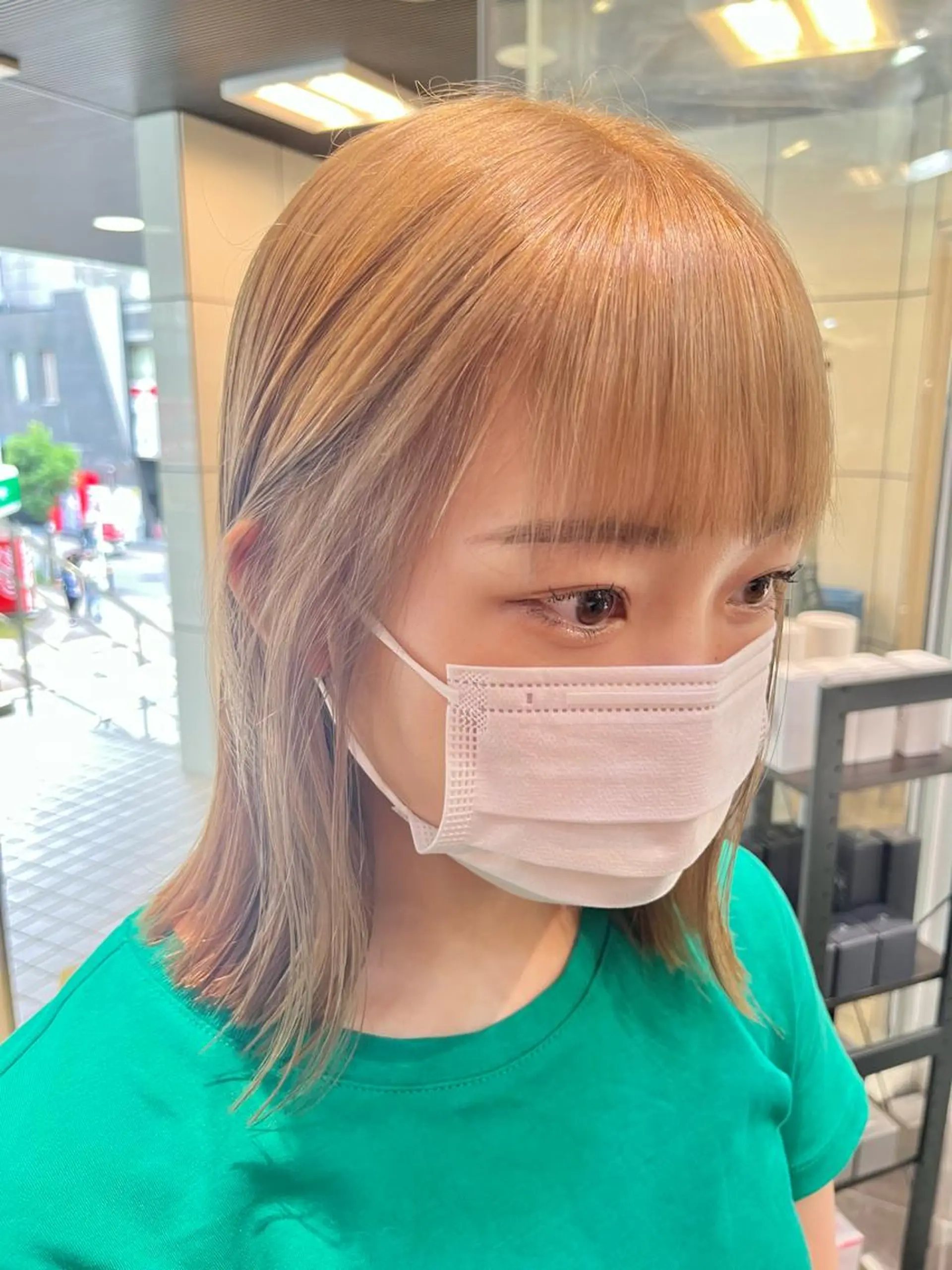 ミディアム カラー 💖デザインカラー/ タダ ハナカ💖のヘアスタイル