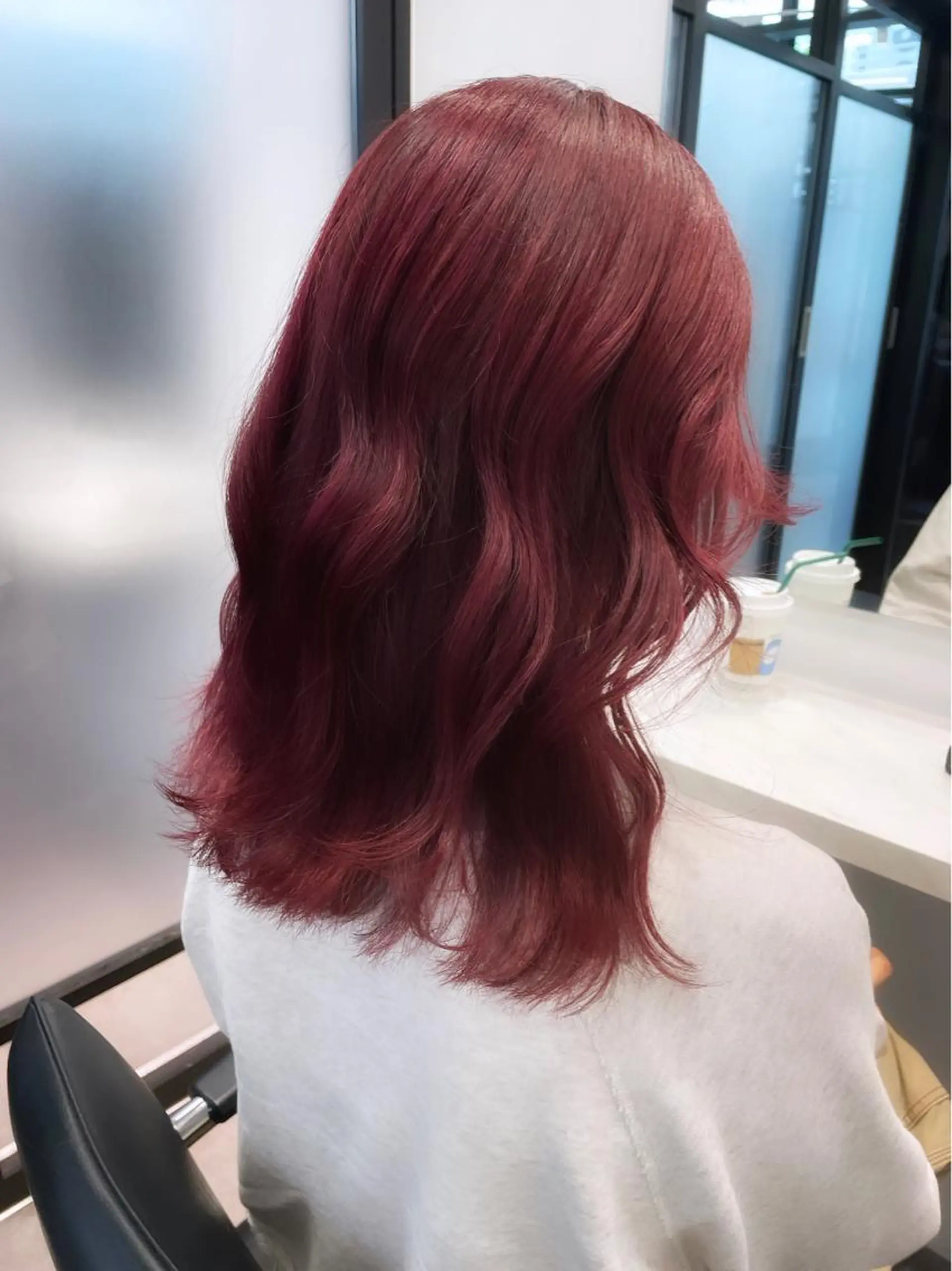 ミディアム カラー 韓国ヘア 店長NEGIのヘアスタイル