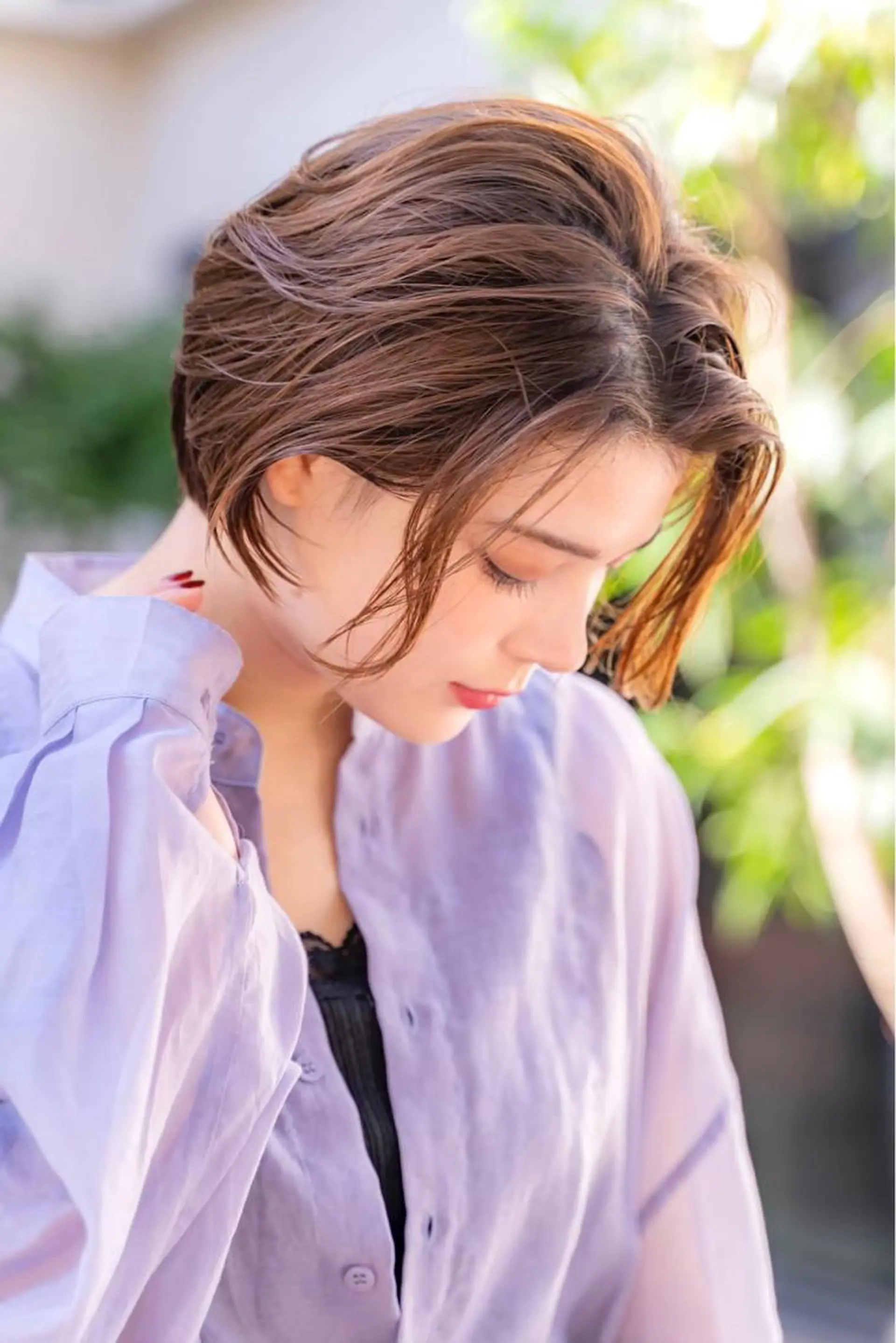 ショート カラー 🫧褒められ艶髪🫧 Minamiのヘアスタイル