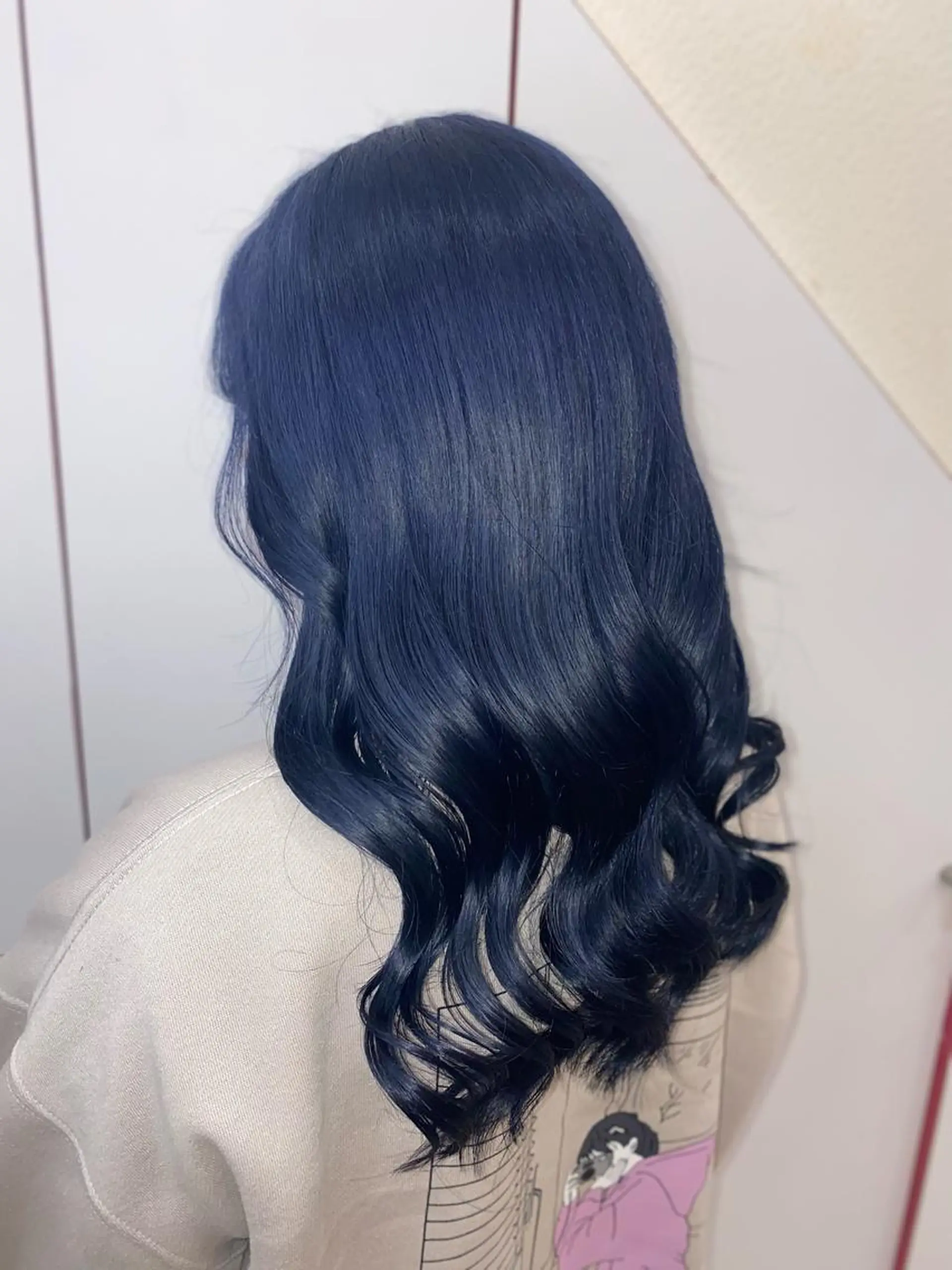 セミロング ヘアカラー ゆぴ☾‪/推しカラー /ハイトーンのヘアスタイル