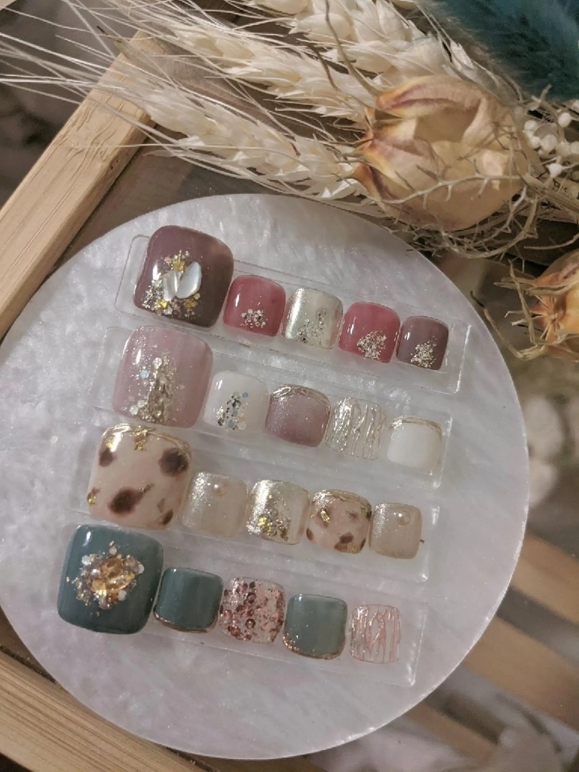 ネイル フットネイル フットネイル Nailsalon Arumのネイルデザイン