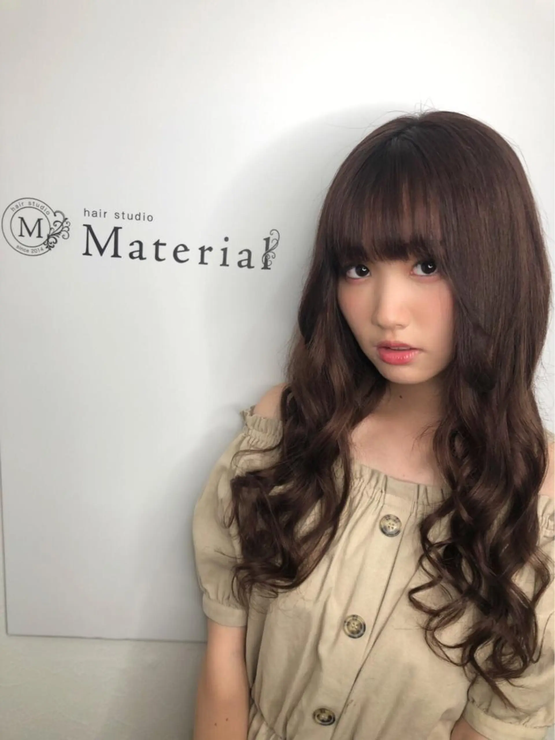 セミロング エクステ Wakita Masakiのヘアスタイル