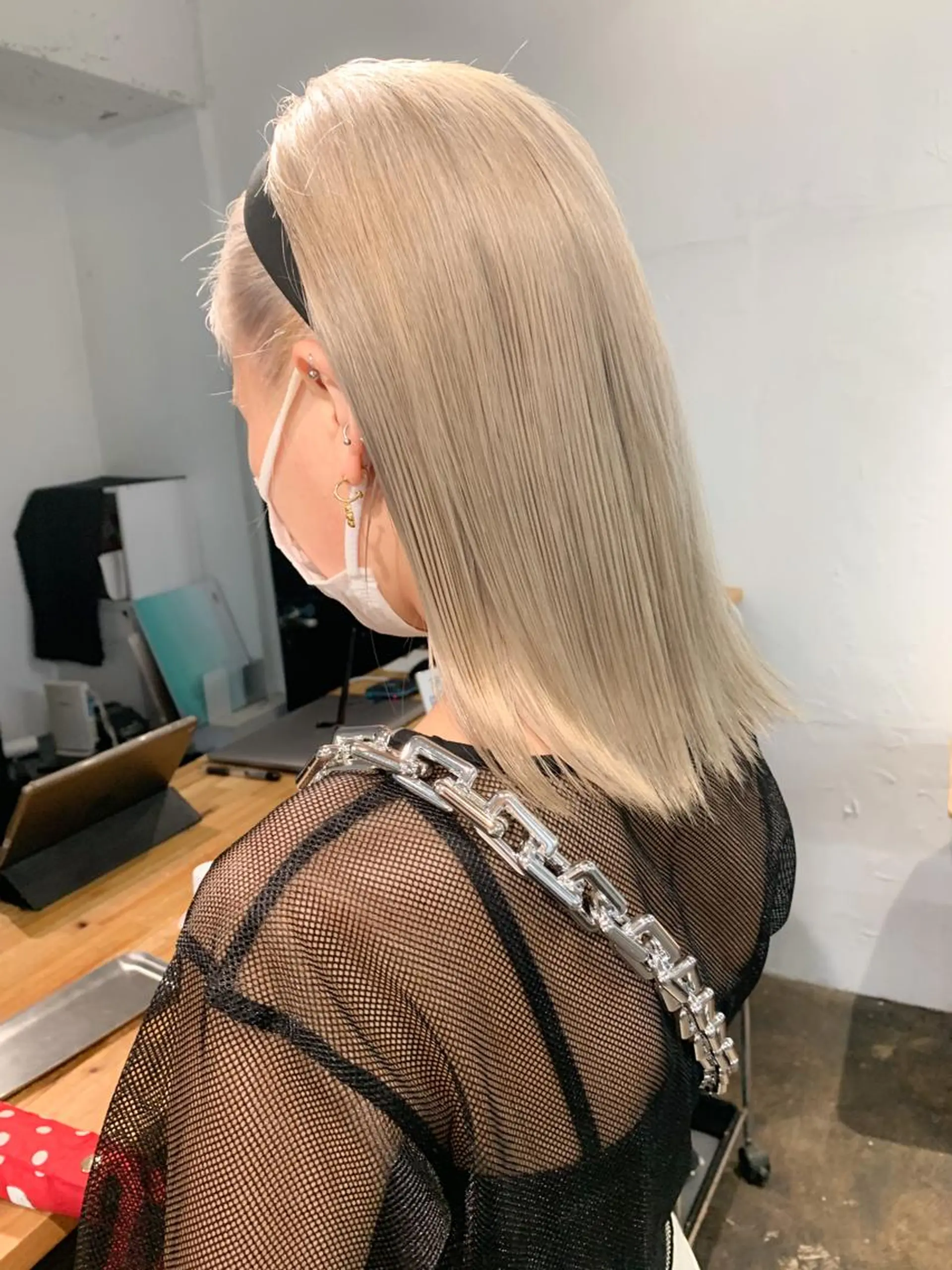 ショート カラー ブリーチ ケアブリーチ ハイライトカラー ハイトーンカラー ハイライト topstylist fukudaのその他イメージ