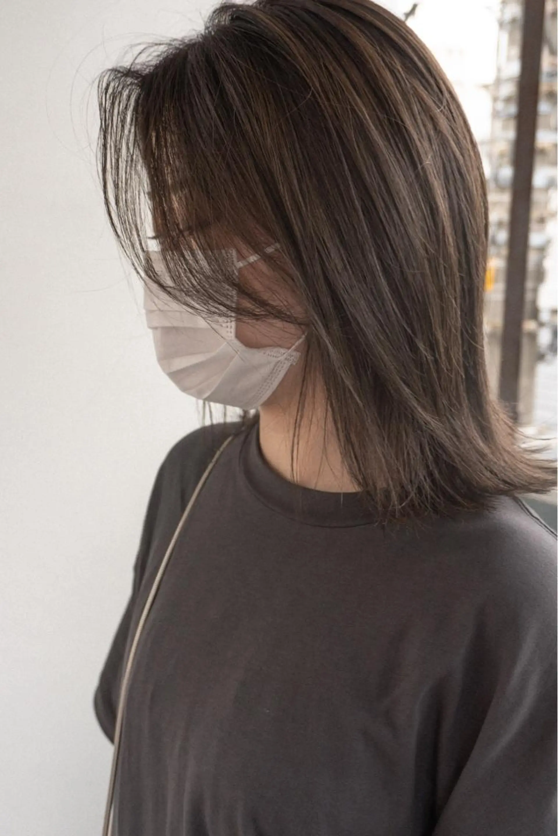 ミディアム カラー ショート/レイヤー なら石井知希のヘアスタイル