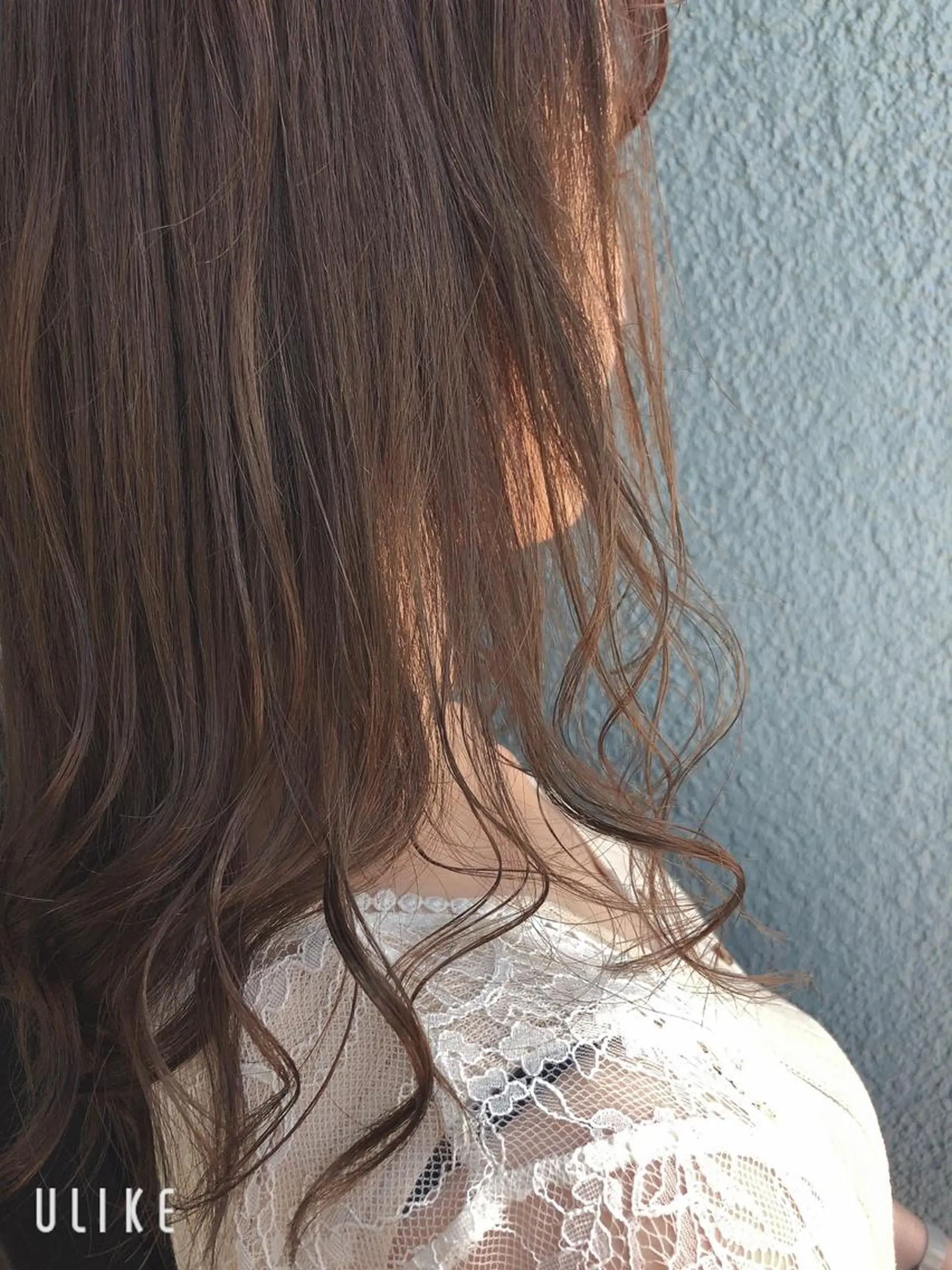 セミロング カラー グレージュ デザインカラー✨新倉 佑奈のヘアスタイル