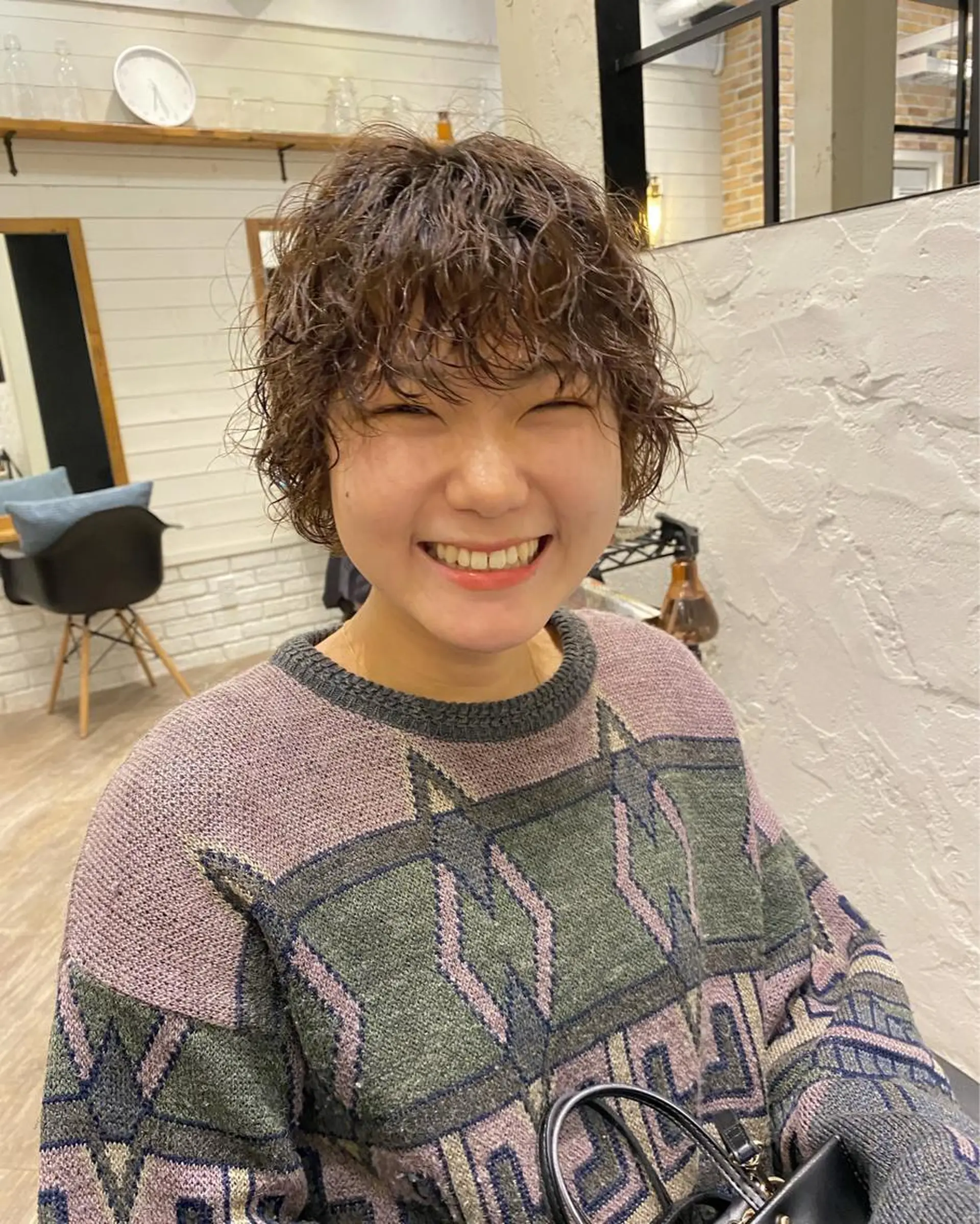 ショート パーマ 🌸透明感艶 カラー🌸Yuukiのヘアスタイル