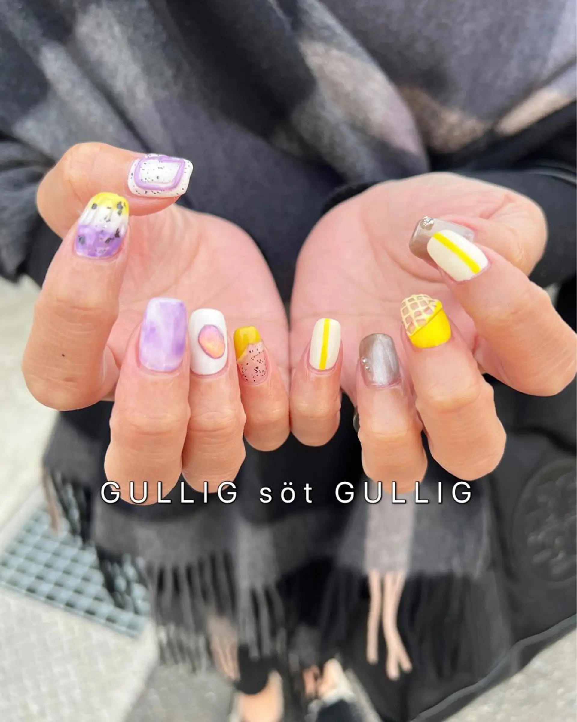 ネイル ハンドネイル フットネイル GULLIG söt GULLIGのネイルデザイン