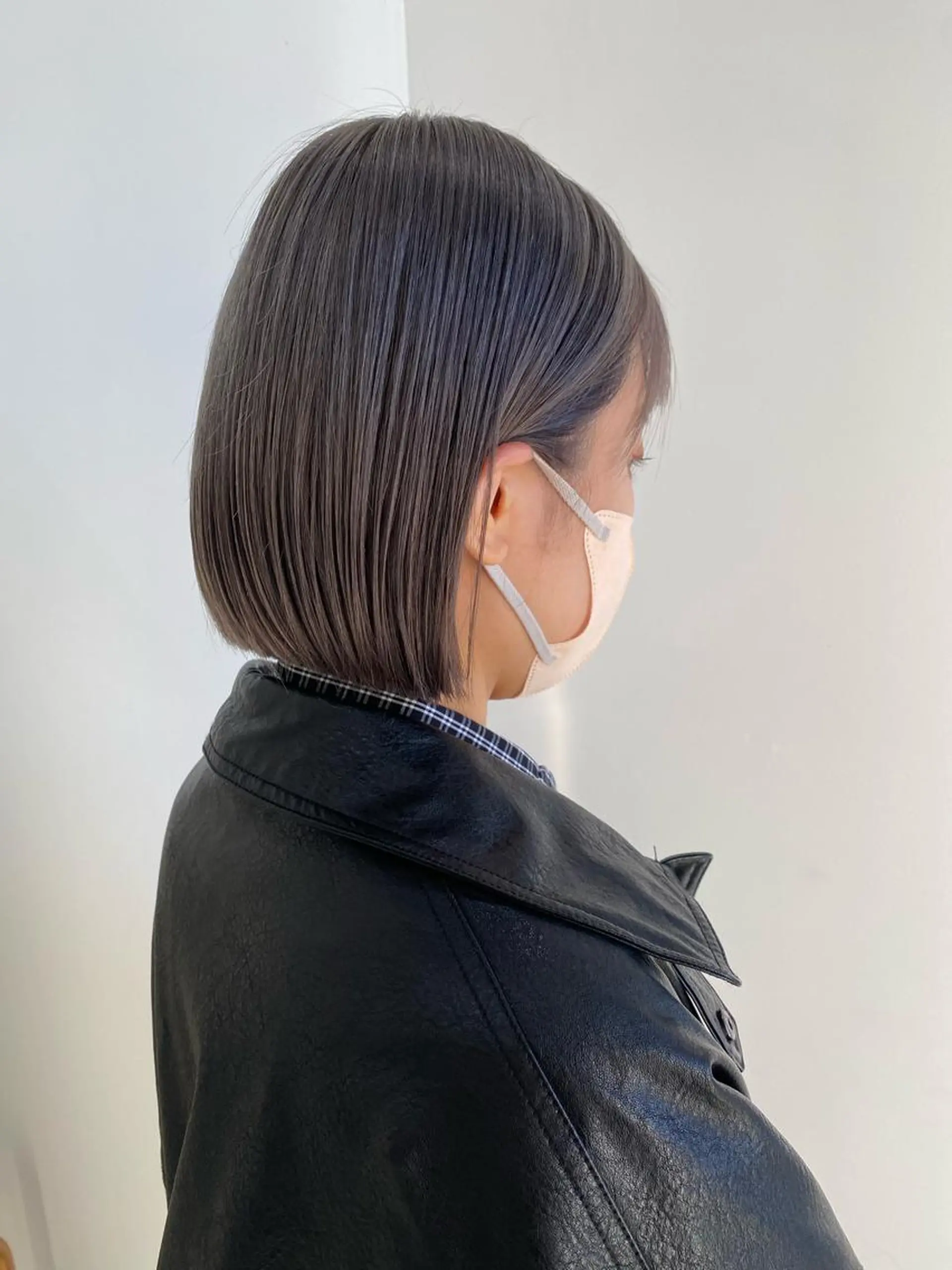 ショート カラー 透明感カラー グレージュ ヒラノホナミ 🫧透ける艶髪🫧のヘアスタイル