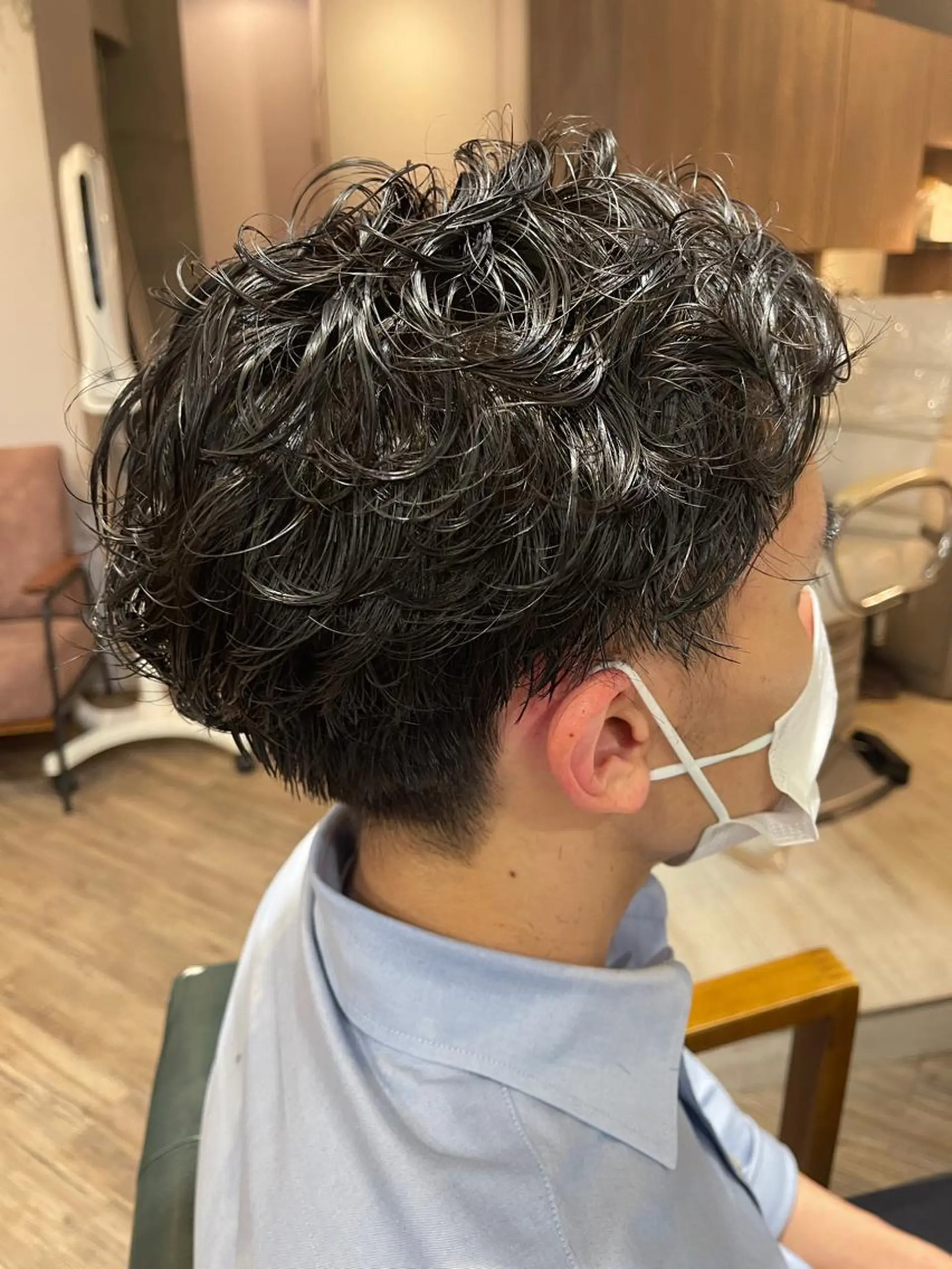 ショート パーマ 植田 能生のヘアスタイル