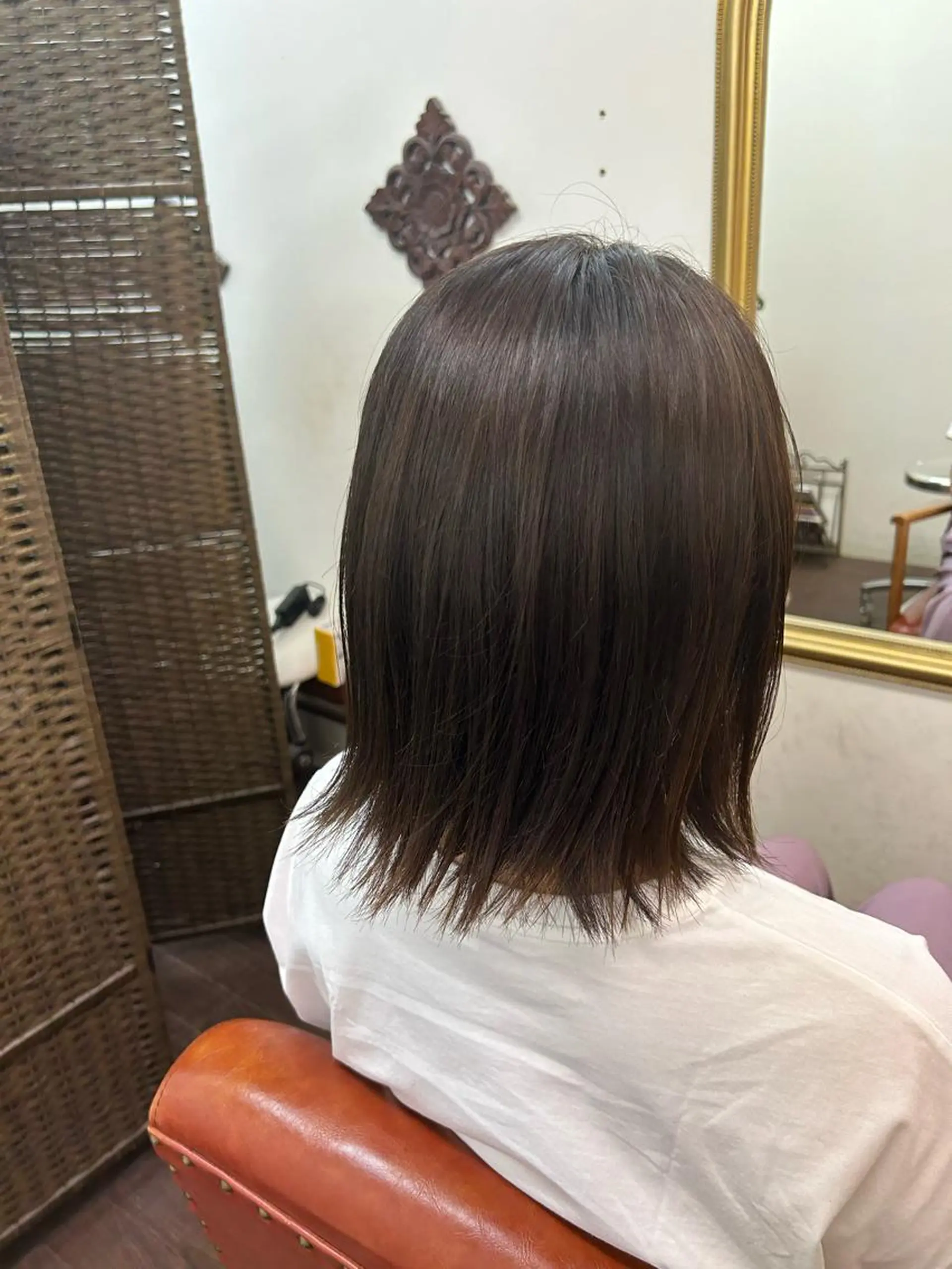 ショート カラー アディクシーカラー ウチカド エリナのヘアスタイル