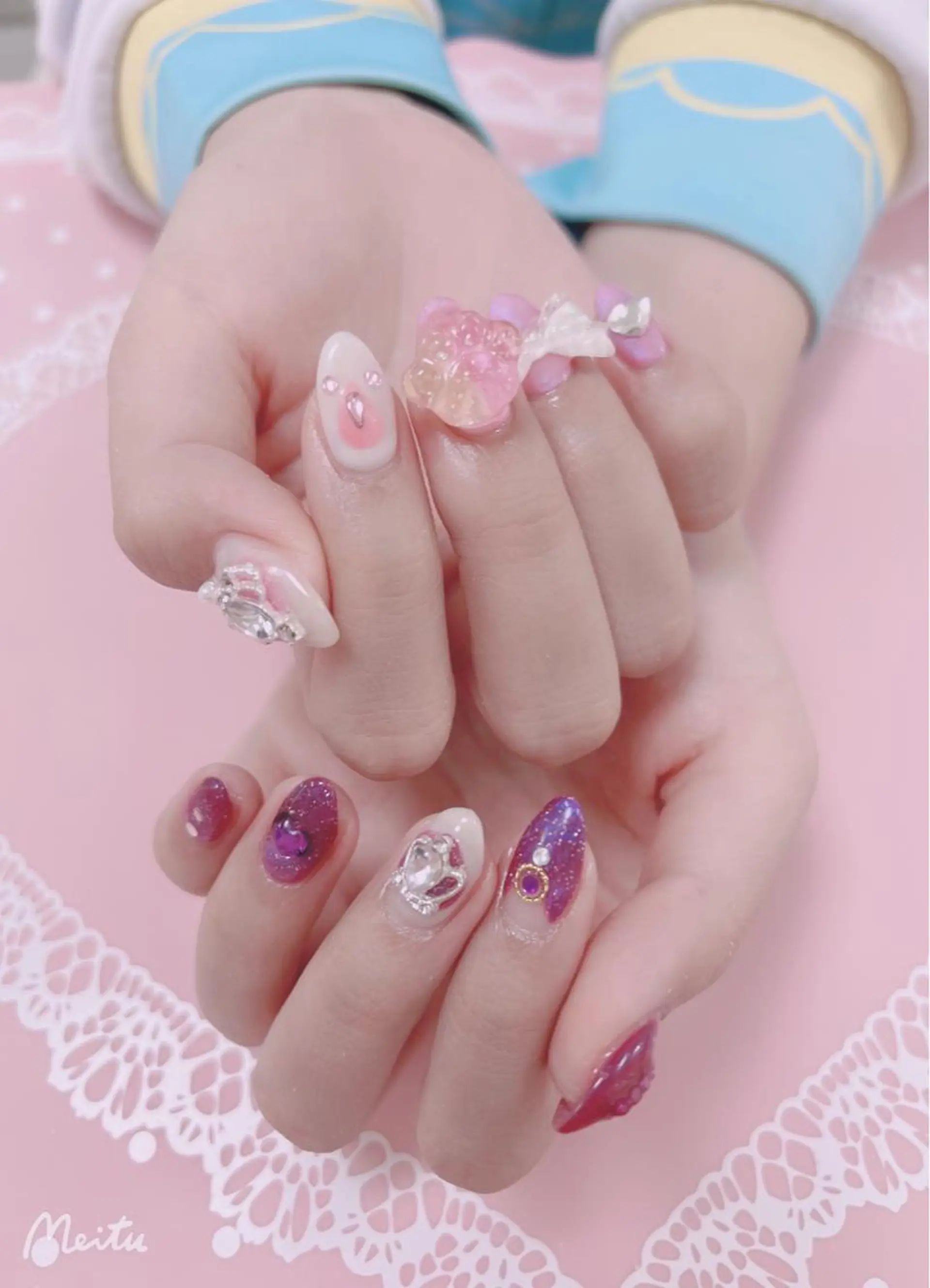 ネイル はぴねす所属・横浜 美夢のネイルデザイン