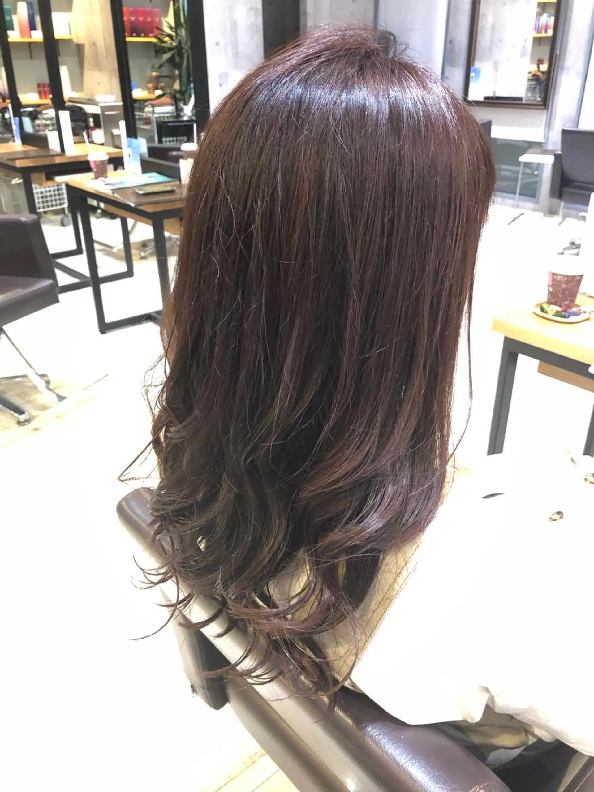 セミロング カラー パーマ ヘアアレンジ メンズ キッズ ネイル マツエク・マツパ メンズブリーチ ブリーチ ヘアカラー トリートメント EnBlesS西宮 マンツーマン神道有基のヘアスタイル
