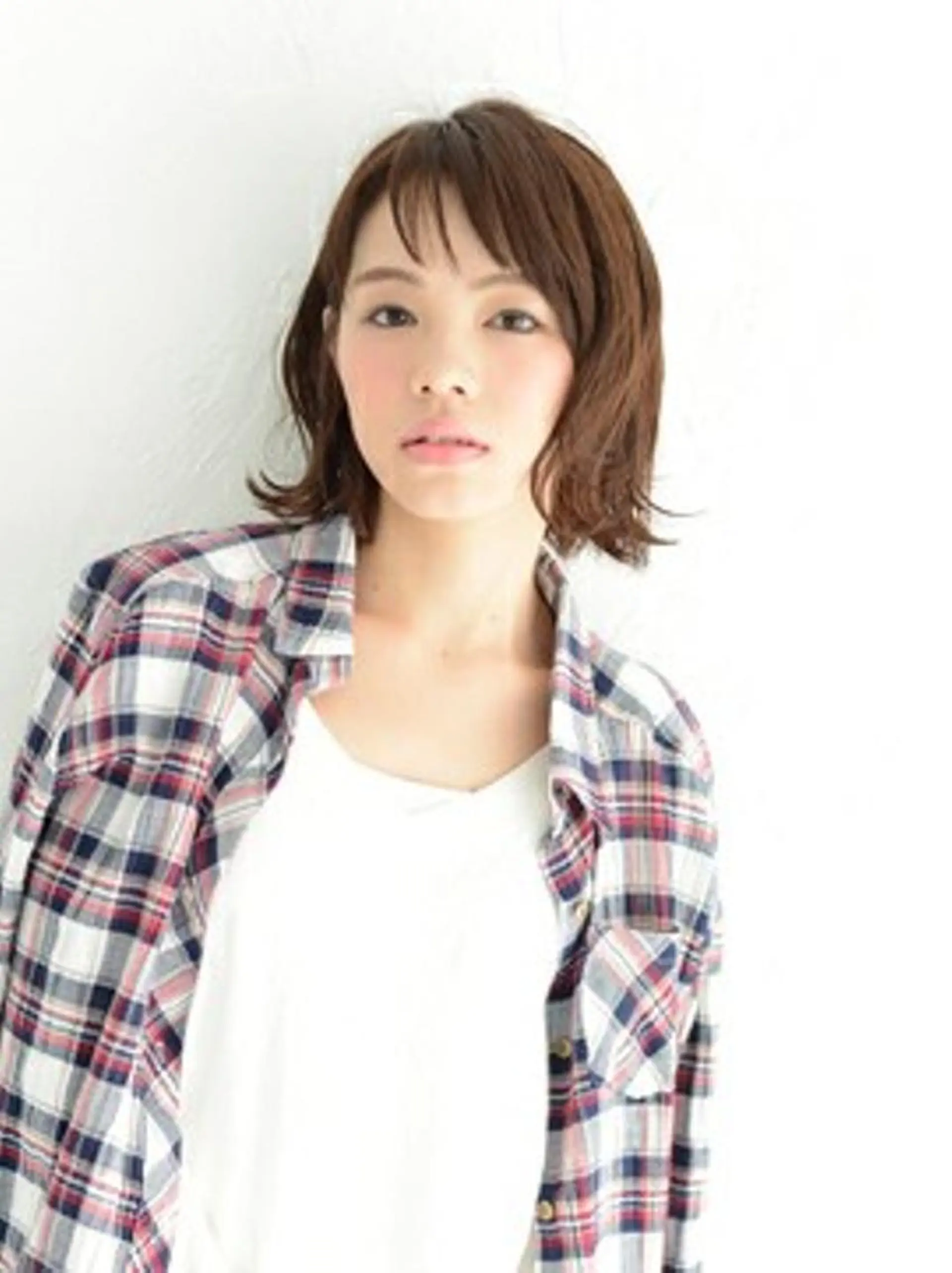 ミディアム カラー ボブ 髪質改善/縮毛矯正 今井ノブヤスのヘアスタイル