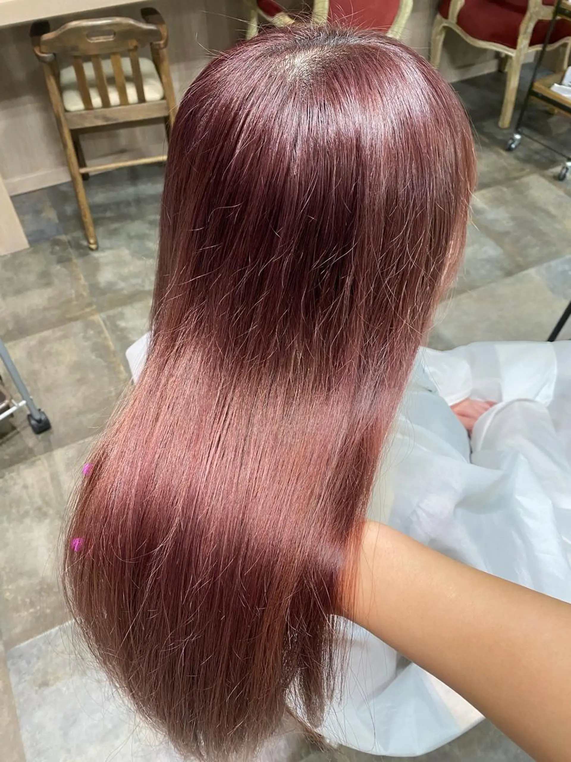 ロング ハイトーンボブ Mizuki.のヘアスタイル