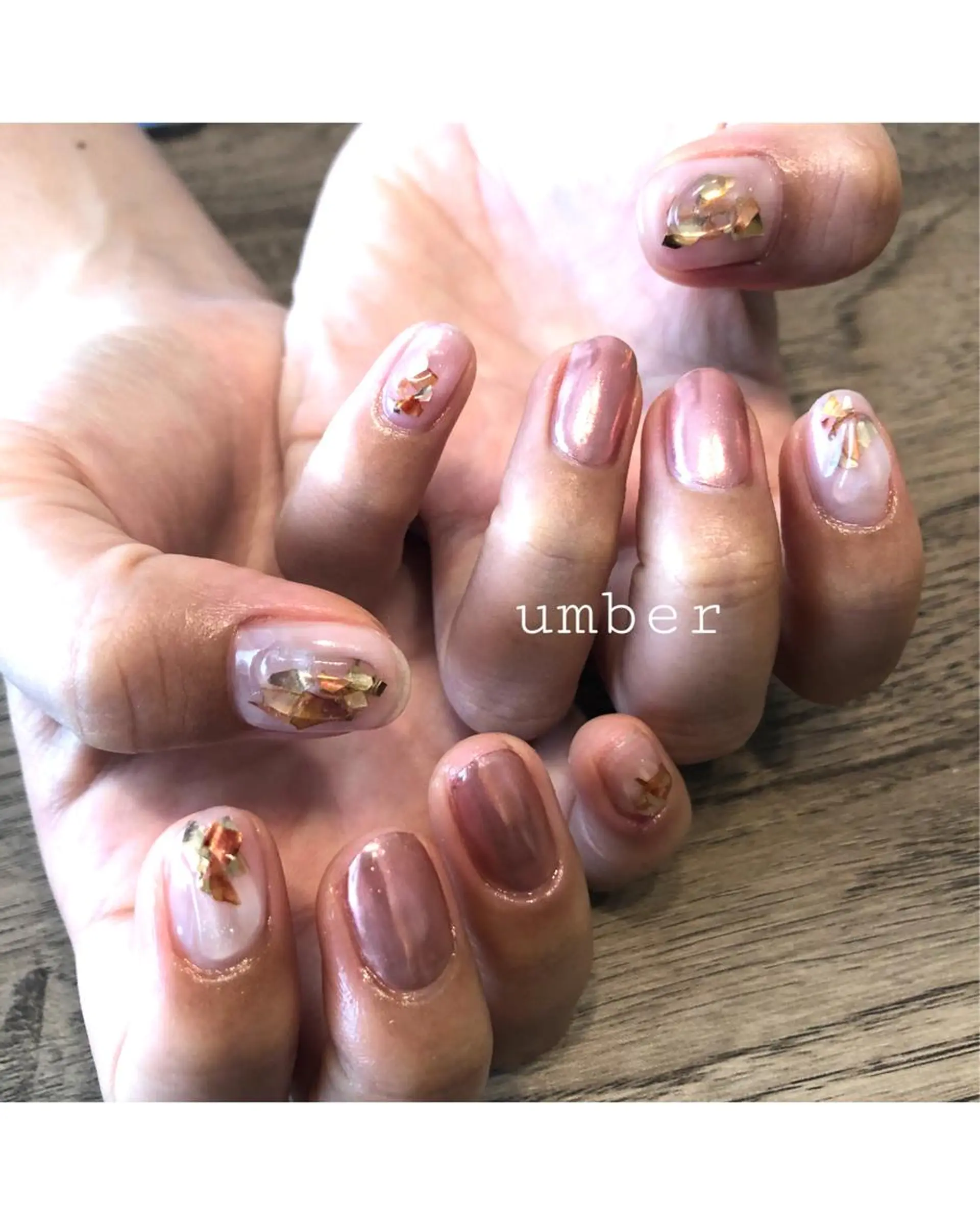 ネイル クリアネイル フットネイル フレンチネイル グラデーション マグネットネイル ハンドネイル umber 三茶1分のネイルデザイン