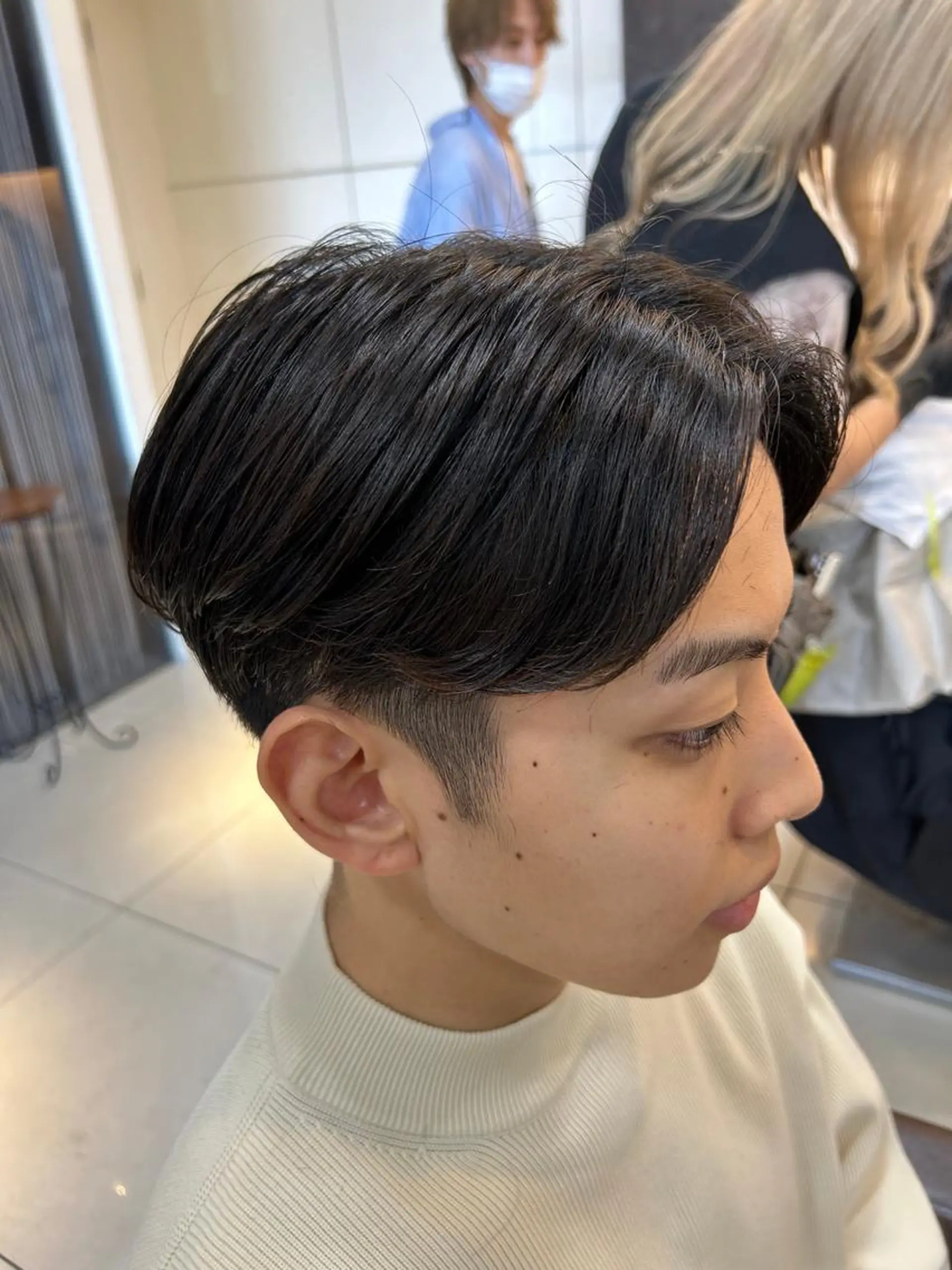 メンズ カット トリートメント 草薙メンズ縮毛矯正 💫緒方美柚のヘアスタイル